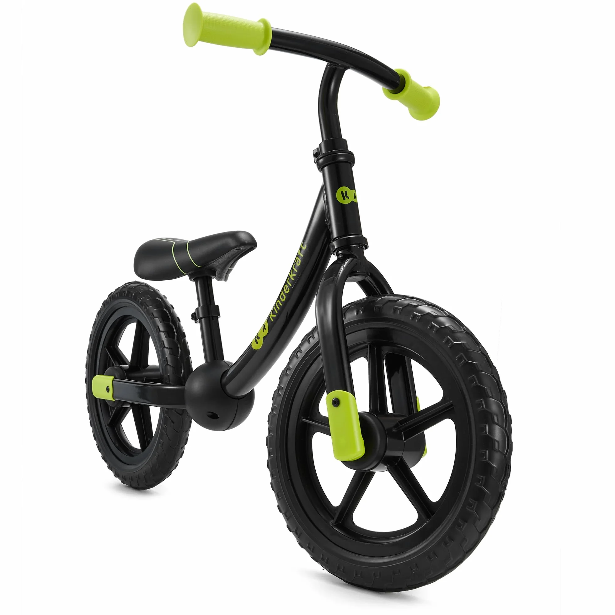 Kinderkraft 2WAY Next Off Road rowerek biegowy od 3 lat, lekki rower do nauki chodzenia, koła 12", regulacja wysokości siodełka i kierownicy, łatwy montaż, ograniczone uderzenie kierownicy, gumowe