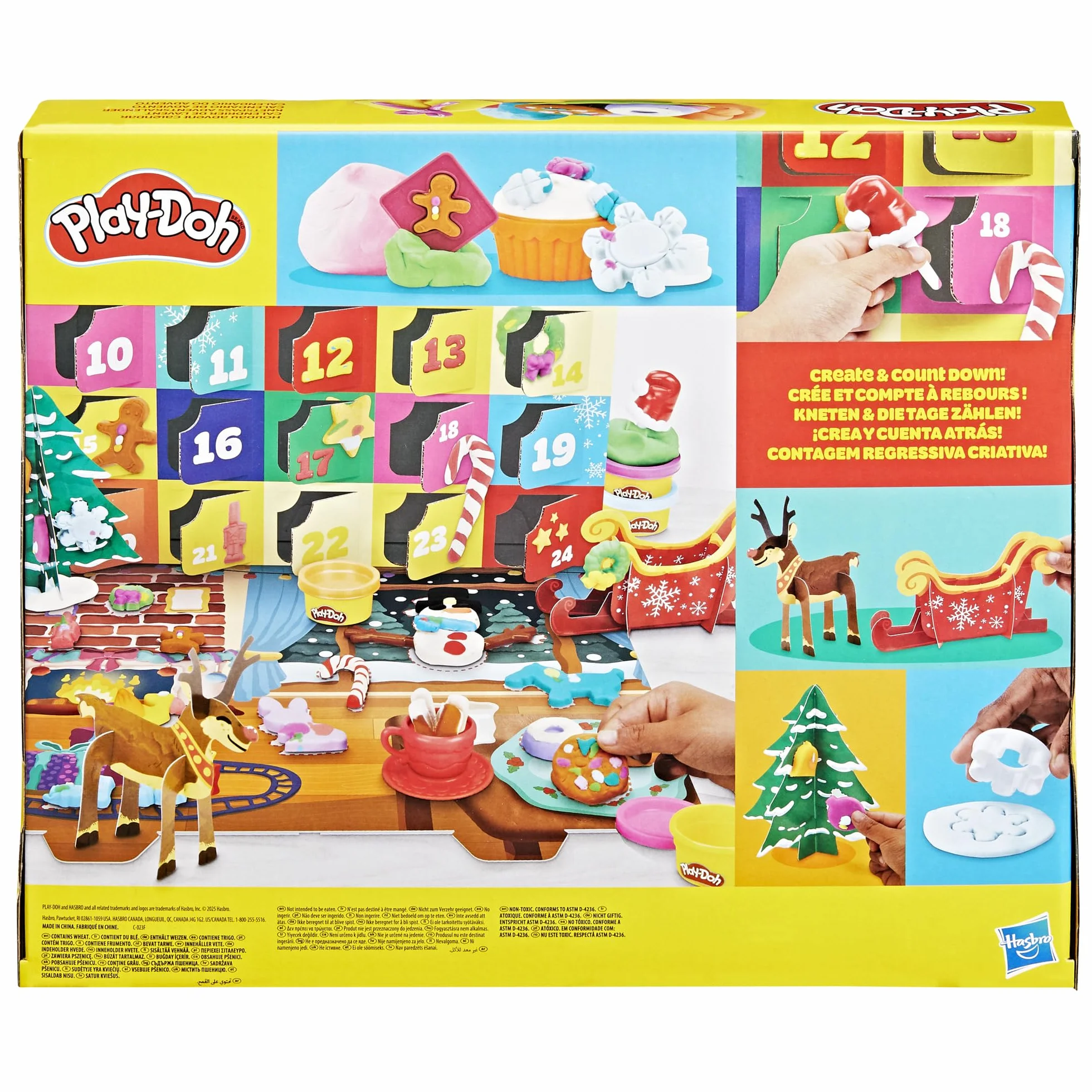 Świąteczny kalendarz adwentowy Play-Doh dla dzieci