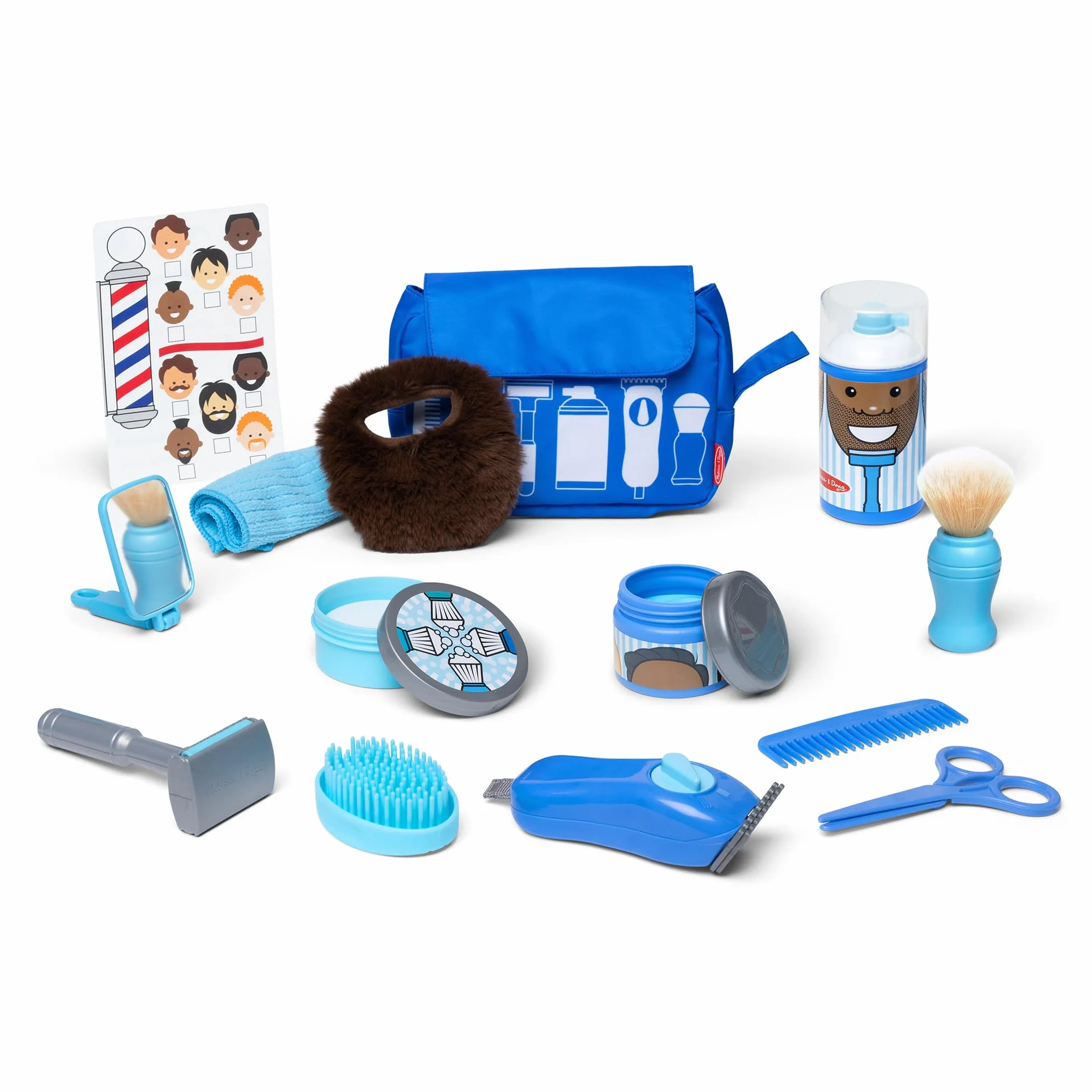 Melissa & Doug, Zestaw do zabawy we fryzjera dla chłopców i dziewczynek w wieku powyżej 3. roku życia
