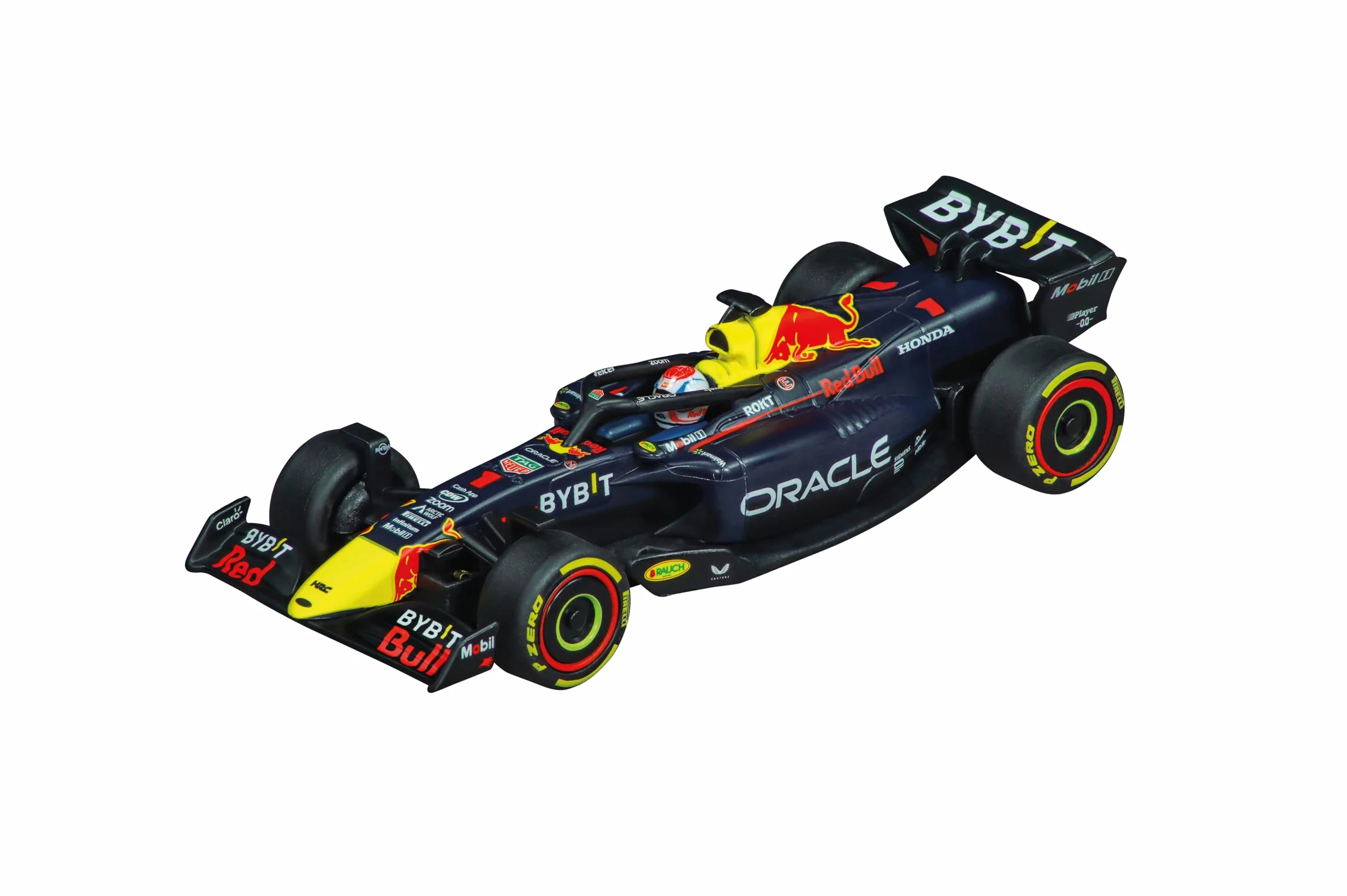Carrera 20064236 Carrera GO!!! Red Bull Racing RB19 „M. Verstappen, No. 1” skala 1:43 kompatybilny z systemami Carrera GO!!!, GO!!! Plus oraz systemami GO!!! zasilanych bateryjnie, pojazd Go Cars