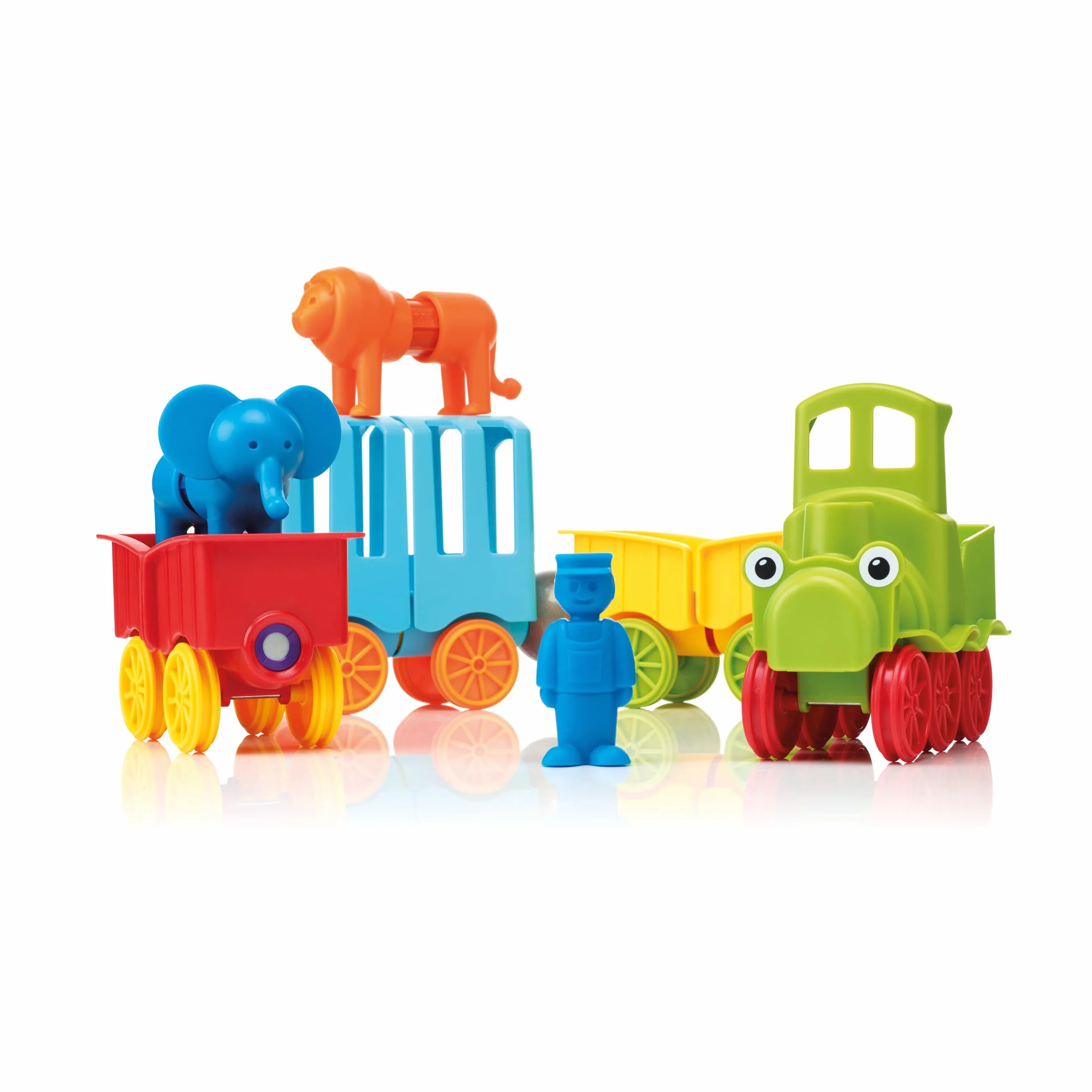 SmartMax 249887 My First Animal Train - 22 pcs, Multicoloured, 22pcs/ 1-5 Years