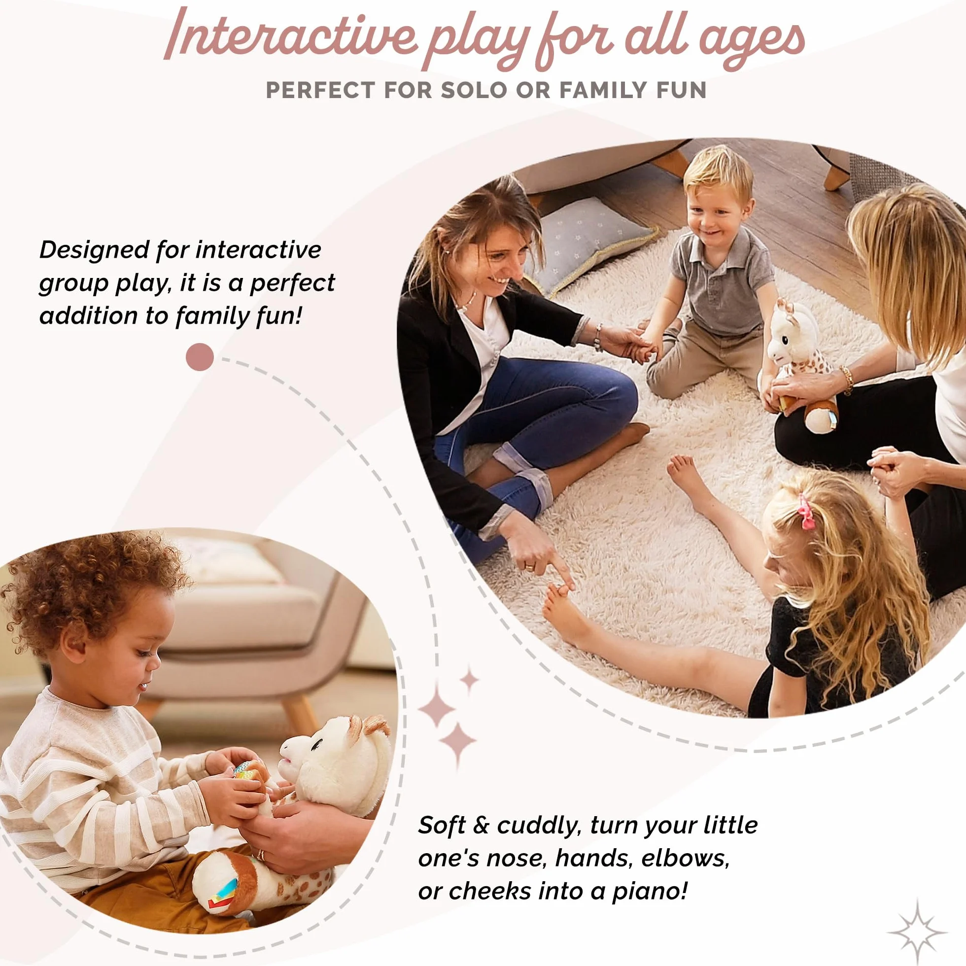 Sophie la Girafe – Touch and Music Magic pluszowa zabawka, 230806, wielokolorowa