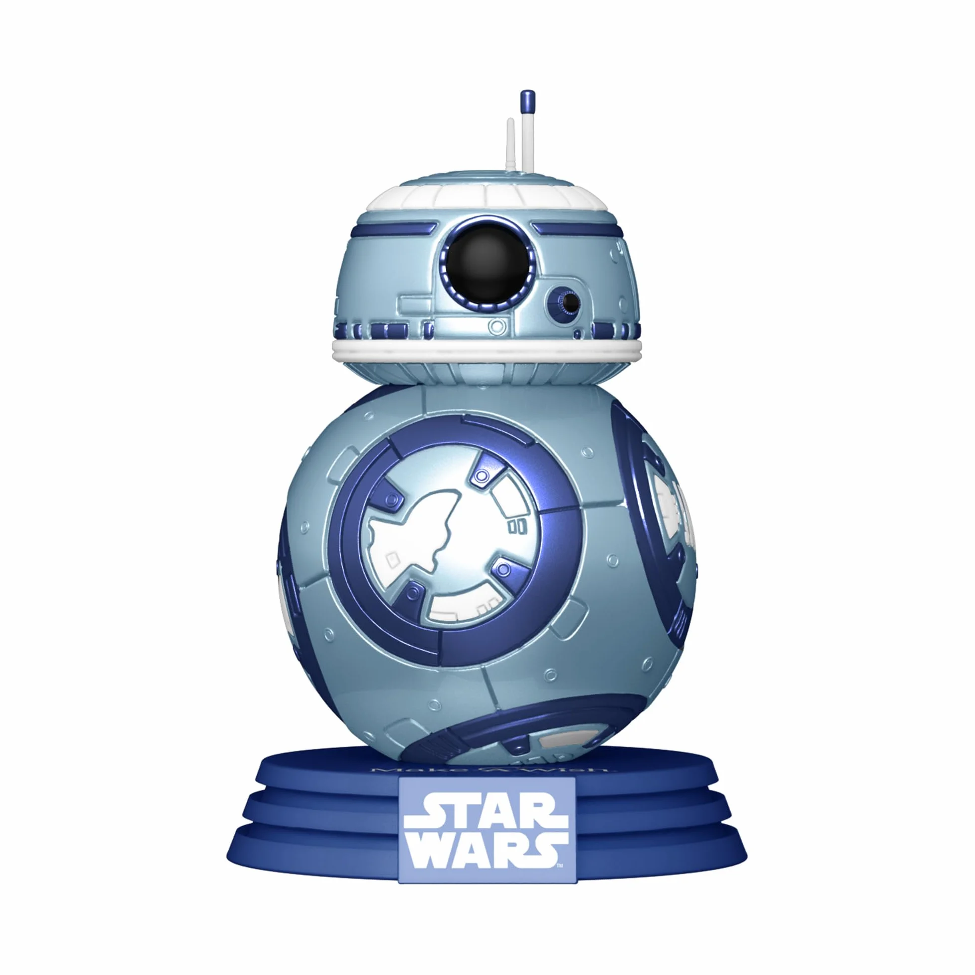 Funko POP! Star Wars: Make a Wish 2022 - BB-8 - (metaliczna) - kolekcjonerska figurka winylowa - pomysł na prezent - oficjalny towar - zabawki dla dzieci i dorosłych - fani filmów - modelka dla