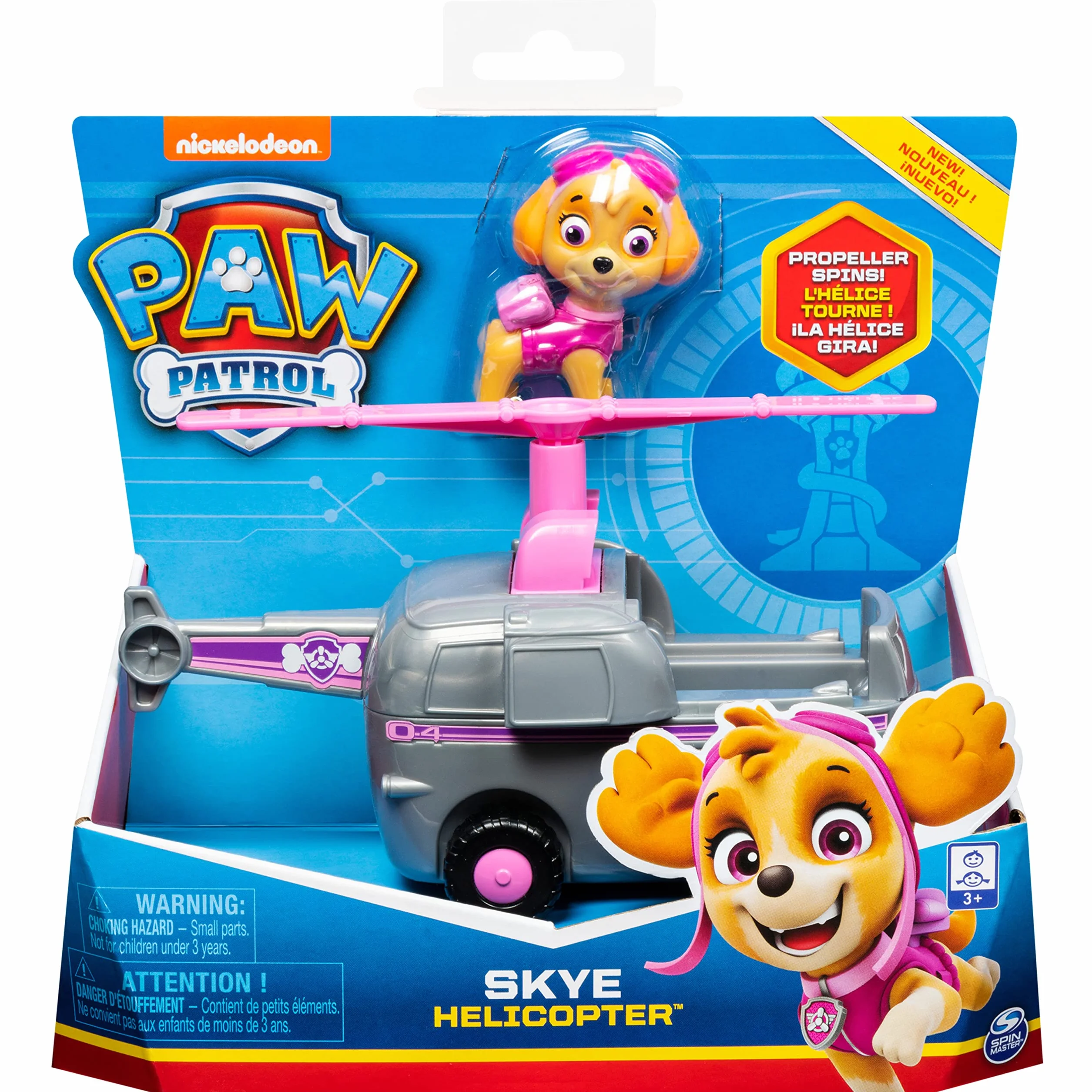 Spin Master Paw Patrol Skye Zabawka, Wielokolorowy, 15 x 12 x 5 cm