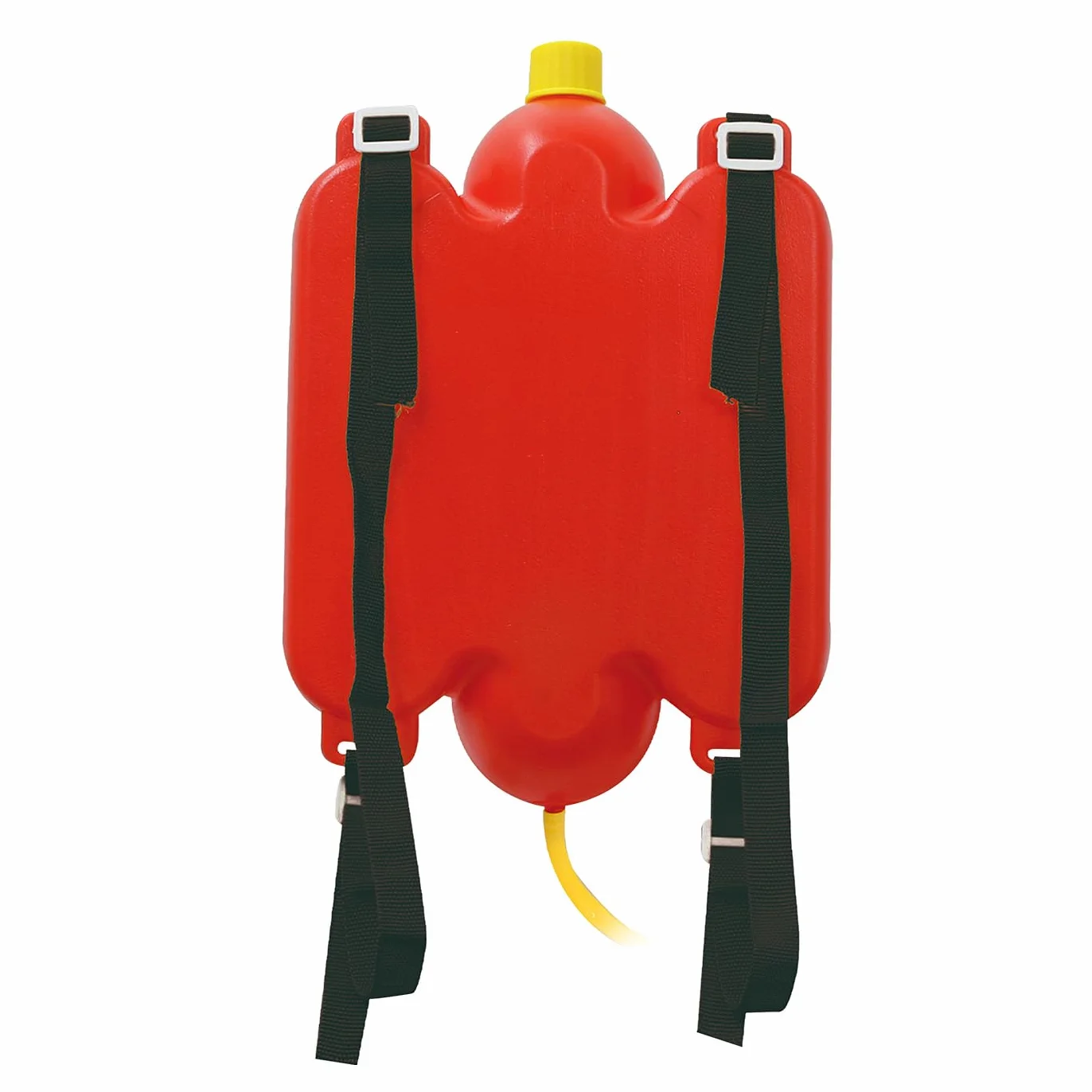 JAMARA 460342 - Mc Fizz strzykawka wodna z plecakiem zbiornikowym 2,5 l - funkcja natryskiwania, regulowane paski na ramię, zbiornik na wodę ok. 2,5 l do noszenia jak plecak, wąż ok. 72 cm długości,