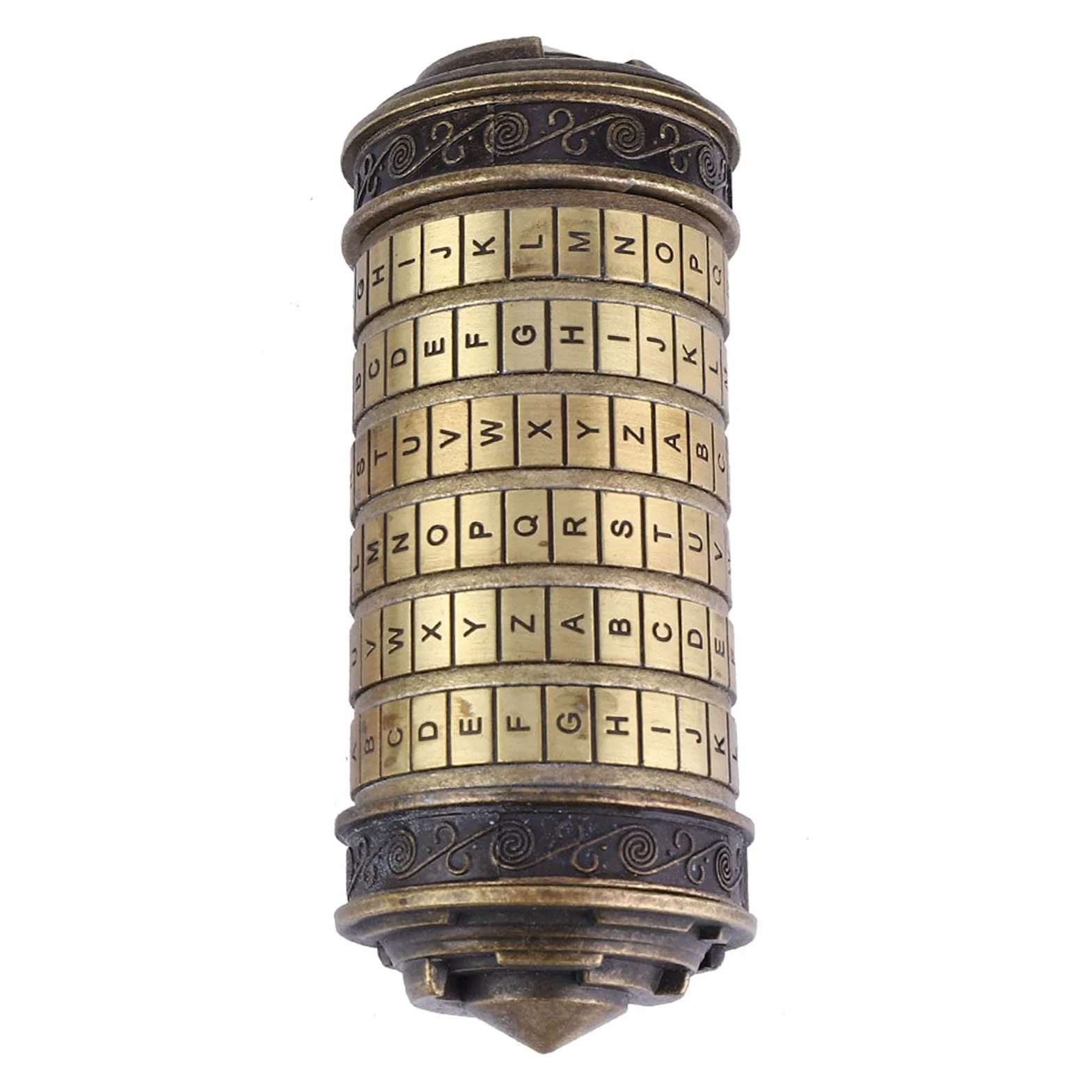 Cryptex Lock, wielofunkcyjne pudełko puzzle, 14 * 16 * 25 cm Zrób dużą niespodziankę dla ukochanej do notatek sklepowych, wierszy, biżuteria, klucze, inne przedmioty wartościowe
