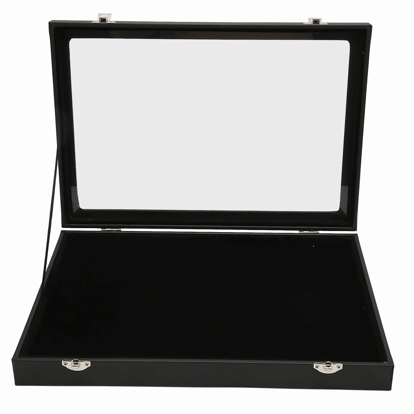 Pin Display Case, 13,8 X 9,4 X 2 Cale, Duża pojemność, Przezroczysta Pyłoszczelna Ramka do Kolekcji Pinów, Rama Shadow Box na Medale Wojskowe, Tagi Plażowe, Szpilki do Biżuterii