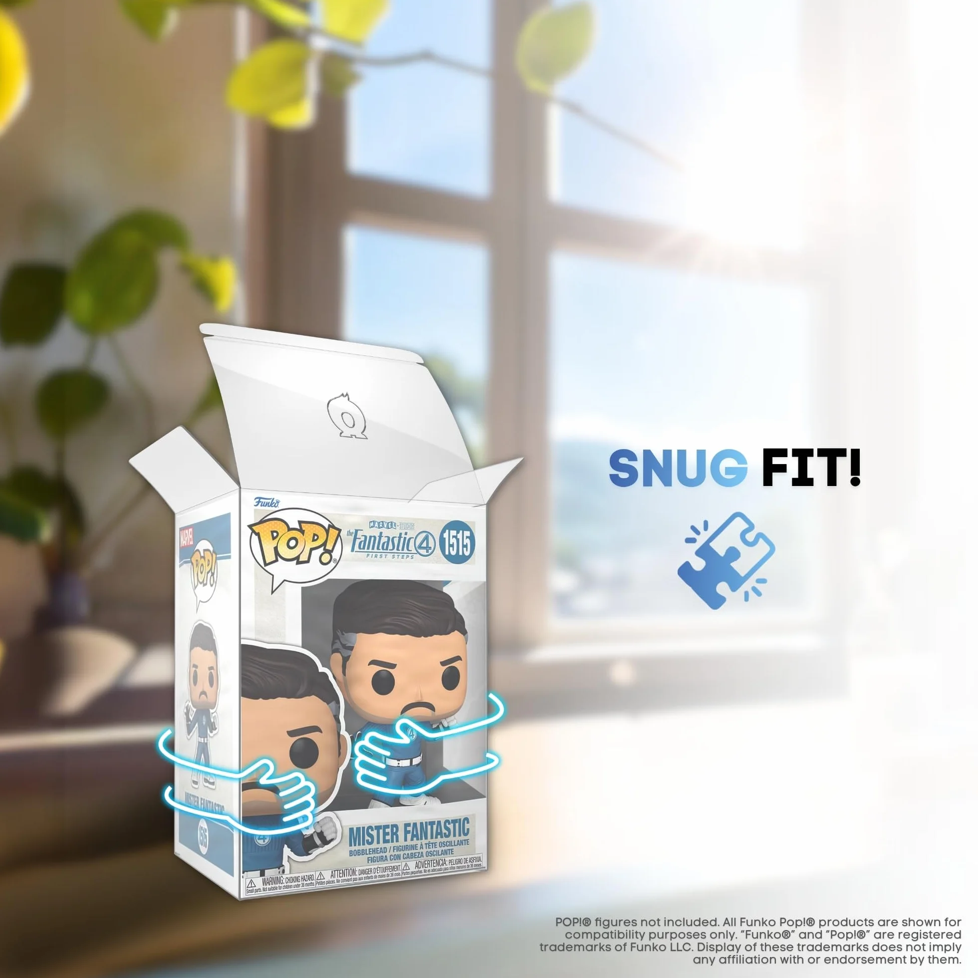 Zestaw 12 Srebrnych Ochraniaczy na Funko Pop 4" – Etui Ochronne Funko Pop o Grubości 0,4 mm – Utrzymaj Swoją Kolekcję w Idealnym Stanie dzięki Folii Przeciwzarysowaniowej