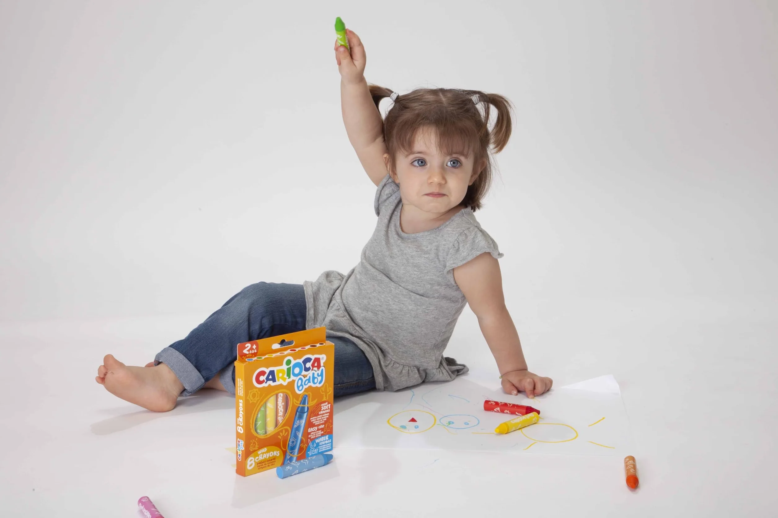 CARIOCA BABY kredki świecowe - 8 sztuk