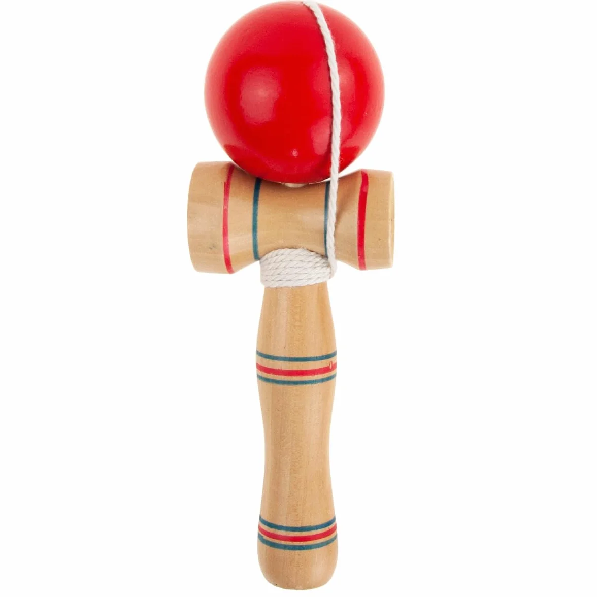 Drewniana kendama: zabawka zręcznościowa dla dzieci. Kendama z drewna dla początkujących i zaawansowanych, gra zręcznościowa do użytku wewnątrz i na zewnątrz – drewniana zabawka ze sznurkiem i piłką