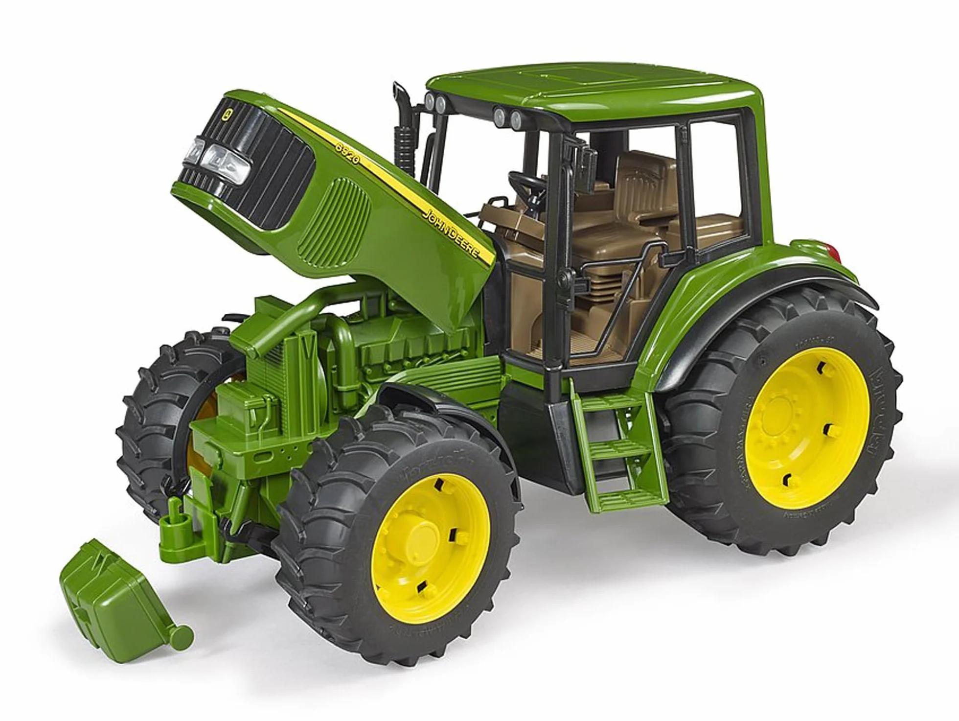 bruder 02052 - John Deere 6920 z ładowaczem czołowym - 1:16 Pojazd, traktor, buldog, farma, rolnictwo, prace polowe, maszyna, bworld, zabawki
