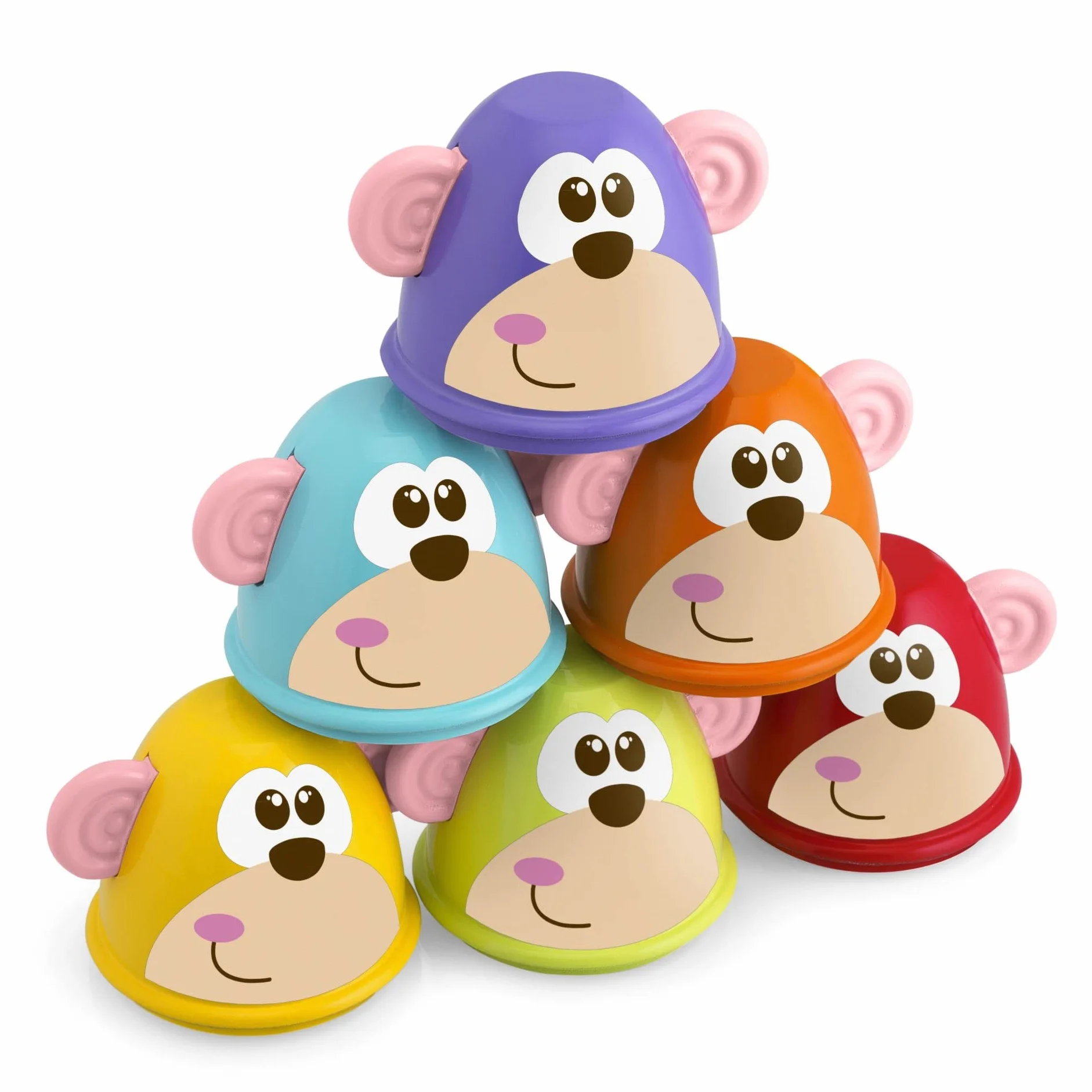 Chicco Kolorowe Kręgle Jungle FIT&FUN, Kolorowe Kręgle, Zestaw do Gry w Kręgle, Zabawki dla Chłopca i Dziewczynki