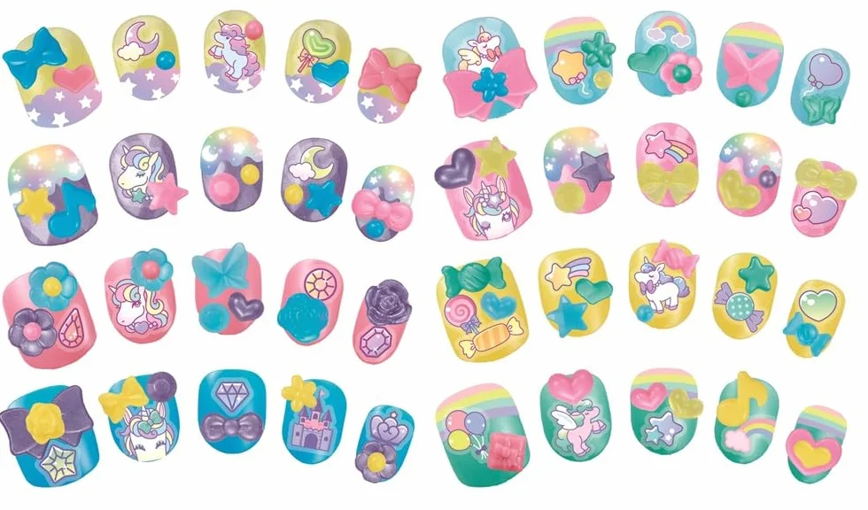 Aquabeads - 35051 Unicorn Nail Designer Kit - Arts & Crafts Bead Activity Toy