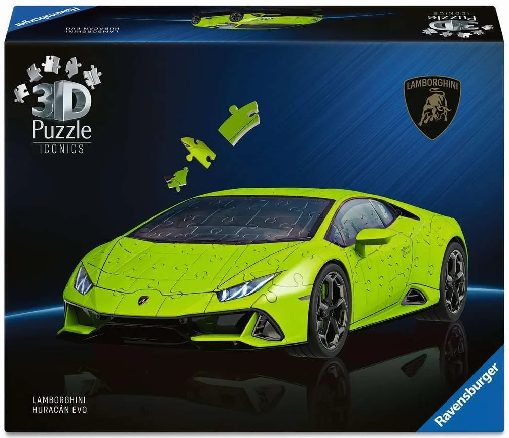 Ravensburger Puzzle 3D Iconics Lamborgh.Huracán EVO-Verde