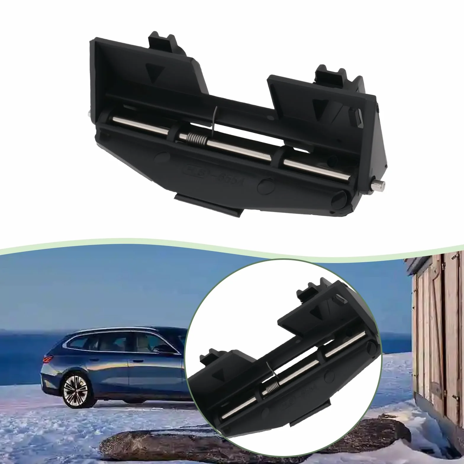 1 szt. Zawias klapy zbiornika paliwa do samochodu część zamienna 51171928197 kompatybilna z BMW serii 5 E34 1988-1995 kompatybilna z BMW serii 7 E32 1986-1994