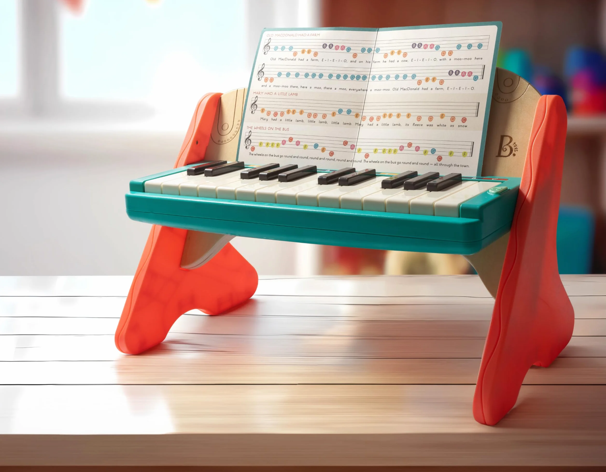 B. toys by Battat BX1819Z Drewniane pianino Mini Maestro - Od 3 lat