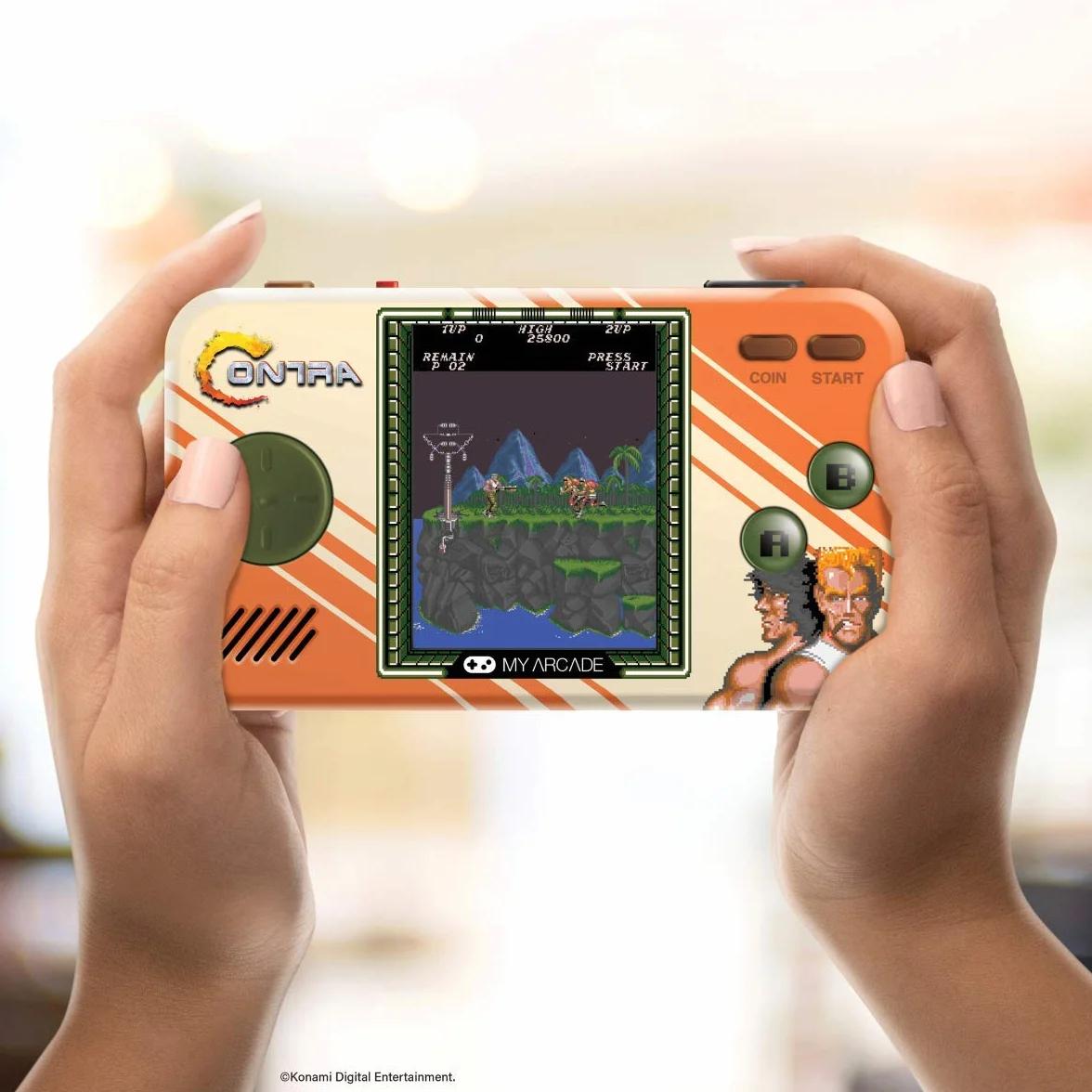 My Arcade DGUNL-3281 Contra kieszonkowy przenośny system gier