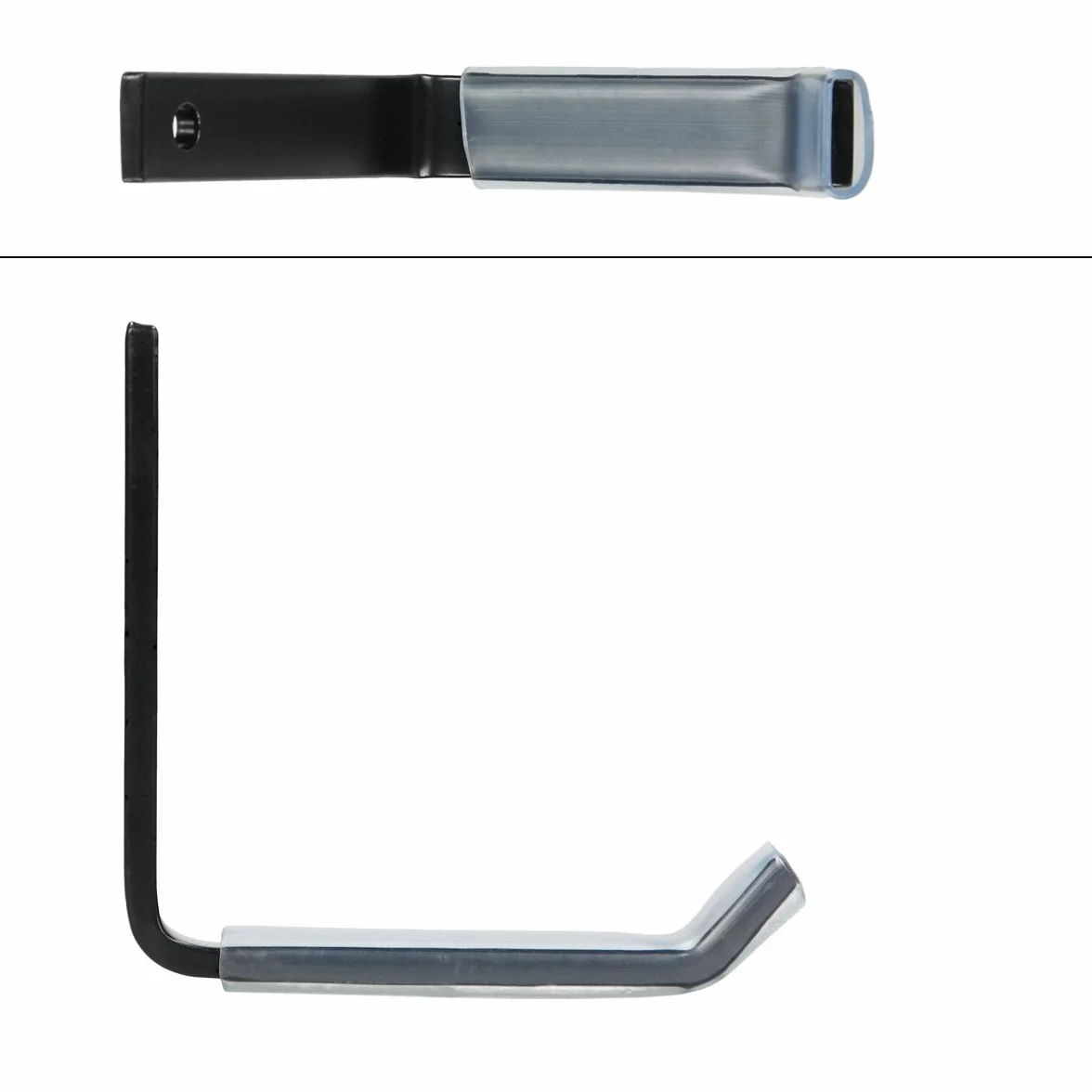 ECD Germany Uchwyt ścienny do opon samochodowych, 4 szt. 105 x 105 mm, wykonany w całości ze stali, obciążenie do 40 kg, zestaw z materiałami montażowymi, uchwyt na opony i felgi