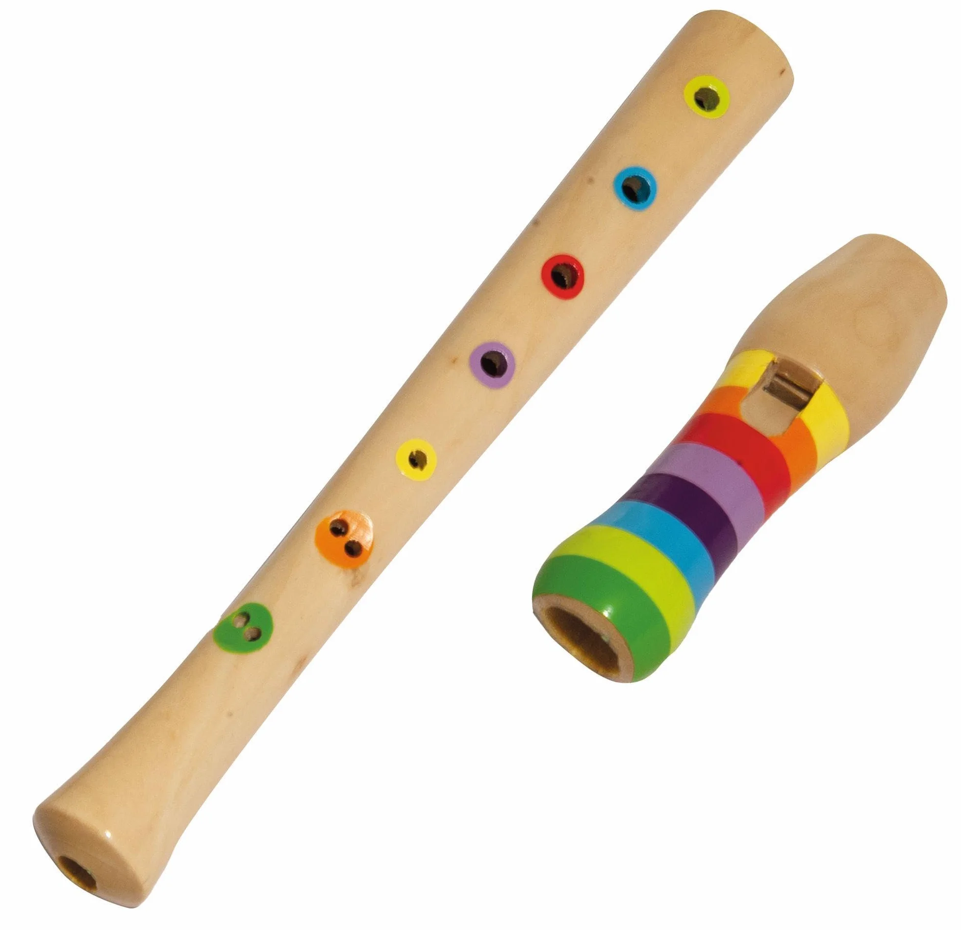Eichhorn 100003481 Drewniany Flet z nutami 32 cm, natutalny materiał i wzornictwo przyjazne dla dzieci, instrument drewniany przeznaczony dla dzieci od 4 lat