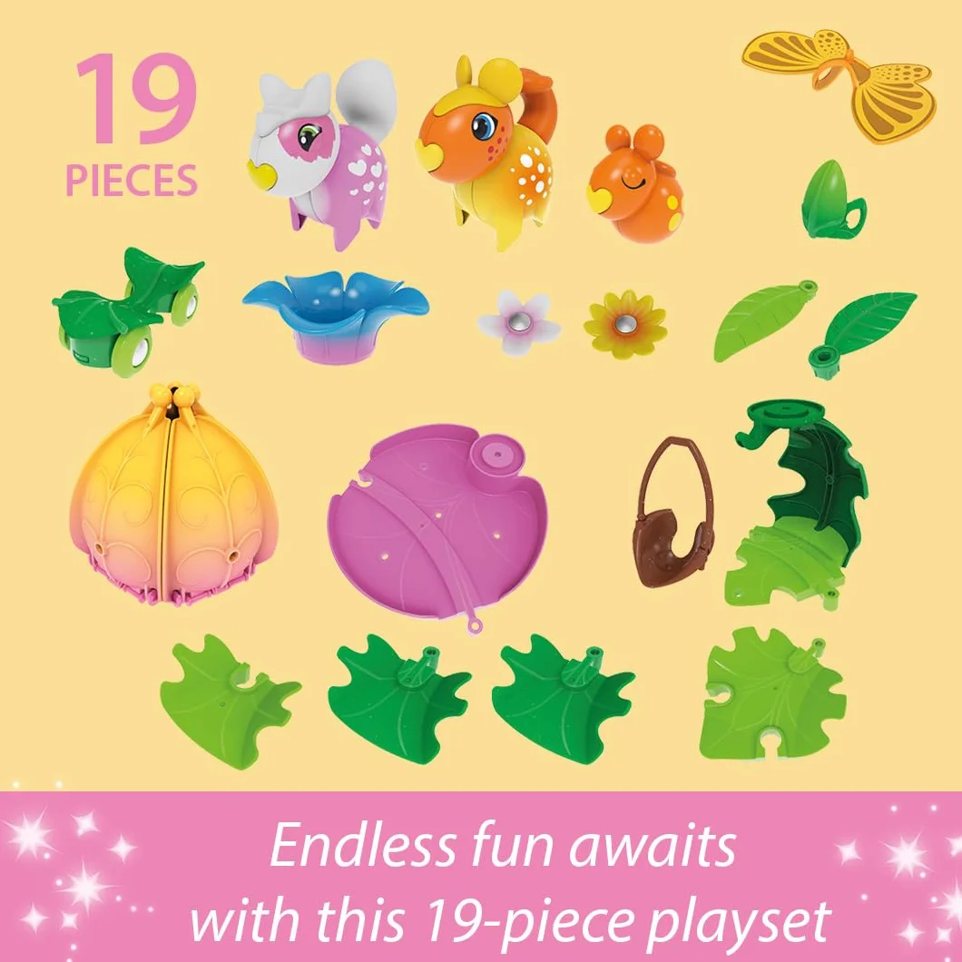 BRIO Flora - 36236 Starter-Set Blumenhaus | Spielzeug für endlosen fantasievollen Spielspaß für Mädchen und Jungen ab 3 Jahren