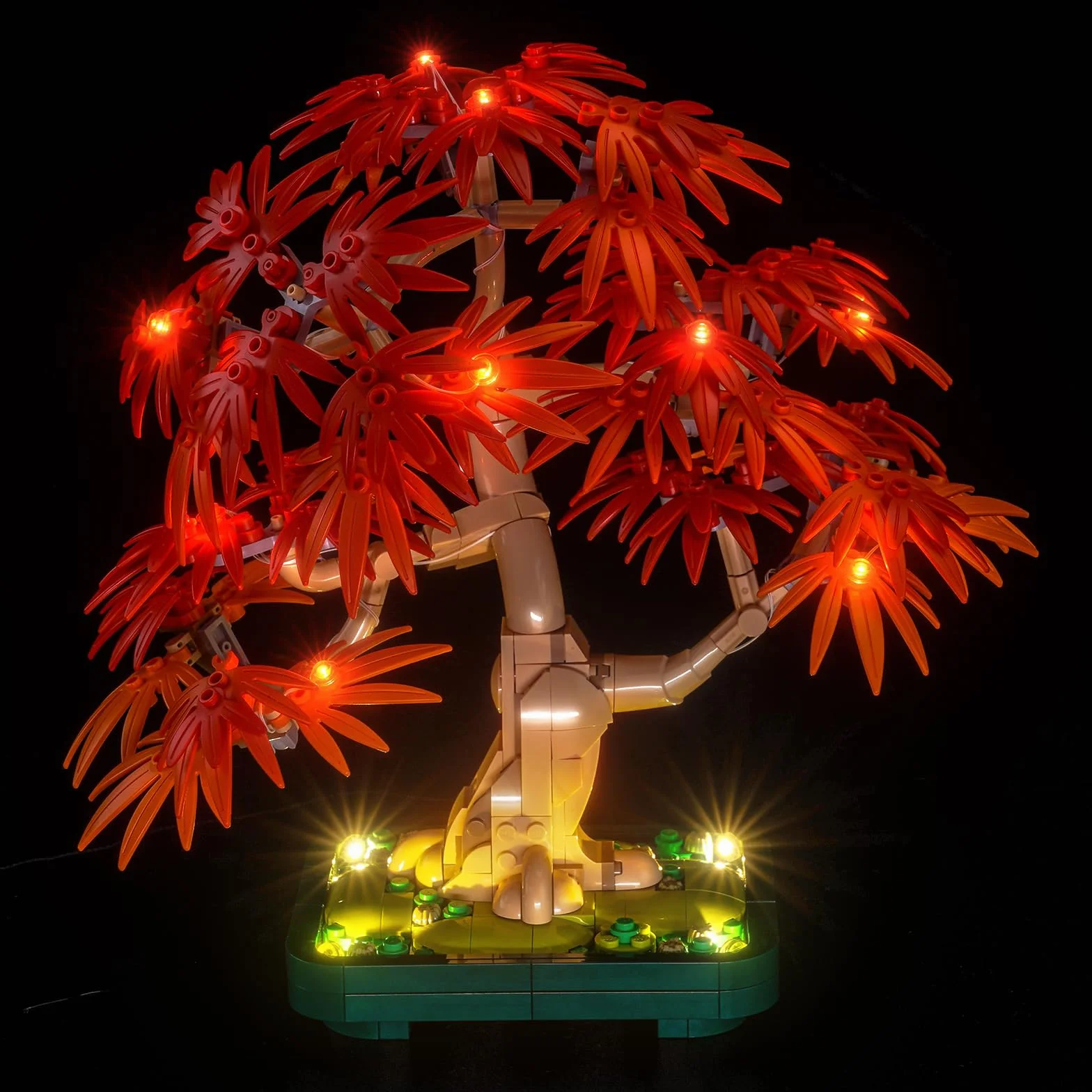 Zestaw świateł LED kompatybilny z Lego 10348 Japoński czerwony klon bonsai drzewo (bez modelu), zestaw oświetlenia dekoracyjnego kompatybilny z Lego Japoński czerwony klon bonsai drzewo kreatywna