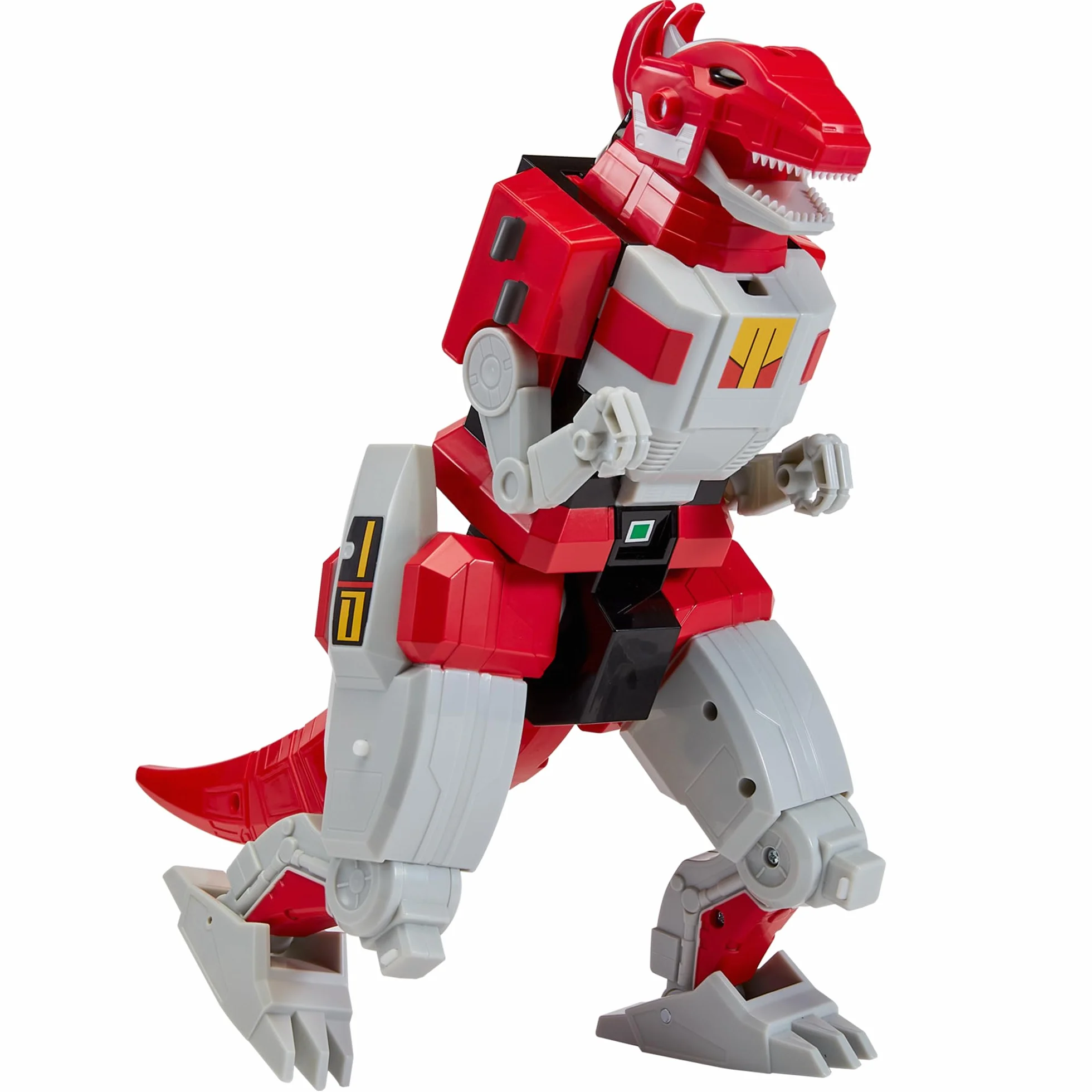 Power Rangers - Kolekcja Megazord, kombinowane Zords przegubowe, figurka, 20 cm, model Tyrannosaurus Rex Dinozord, dla dzieci od 4 lat, PWG001