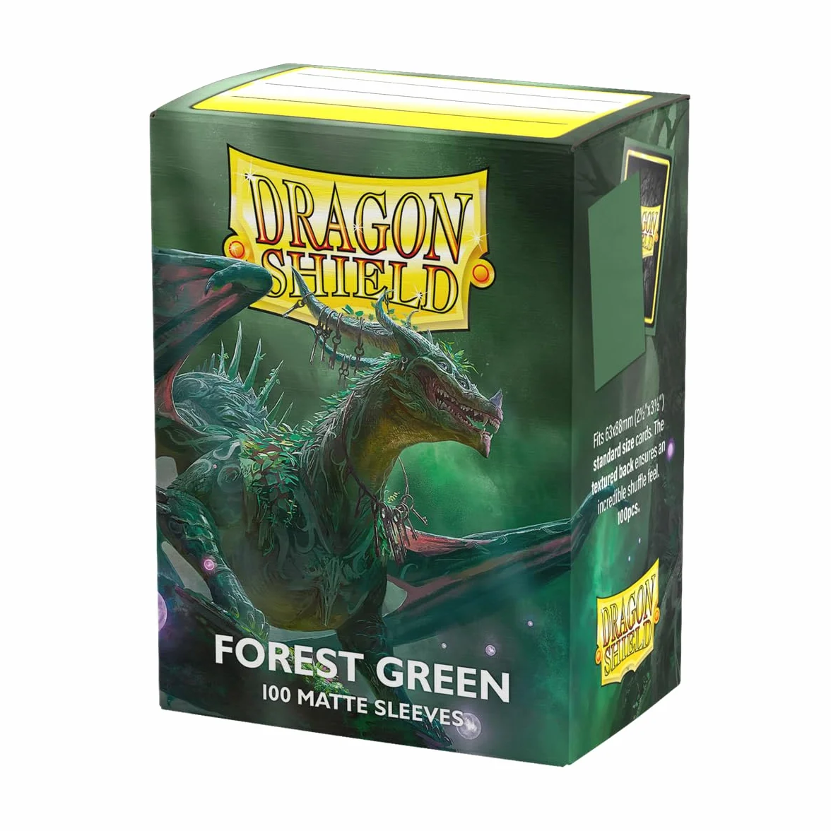 Rękawy Dragon Shield - Dragon Shield Matte: Forest Green 100 CT - Rękawy na karty MTG są gładkie i wytrzymałe - kompatybilne z Pokemon & Magic The Gathering Cards