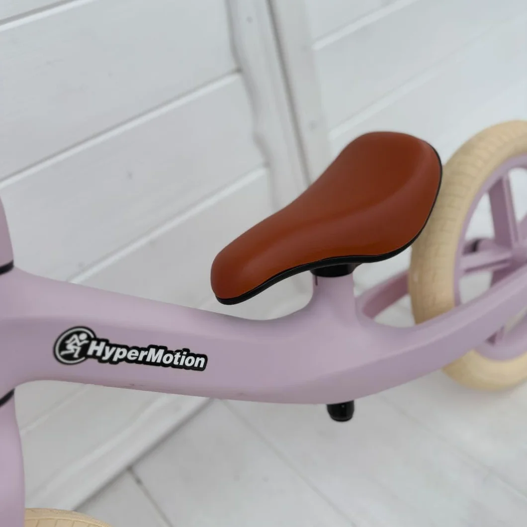 HyperMotion Rowerek Biegowy Marcelo – Lekki i Stabilny, Regulowane Siodełko, Retro Koła PU – Dla Dzieci 18m+, Różowy