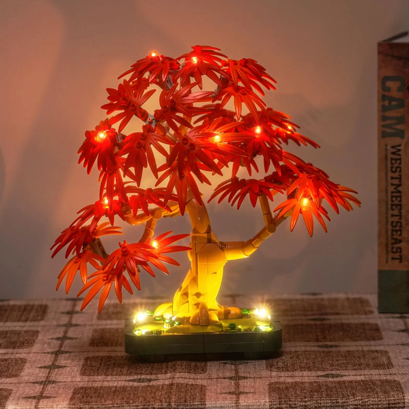 Zestaw świateł LED kompatybilny z Lego 10348 Japoński czerwony klon bonsai drzewo (bez modelu), zestaw oświetlenia dekoracyjnego kompatybilny z Lego Japoński czerwony klon bonsai drzewo kreatywna
