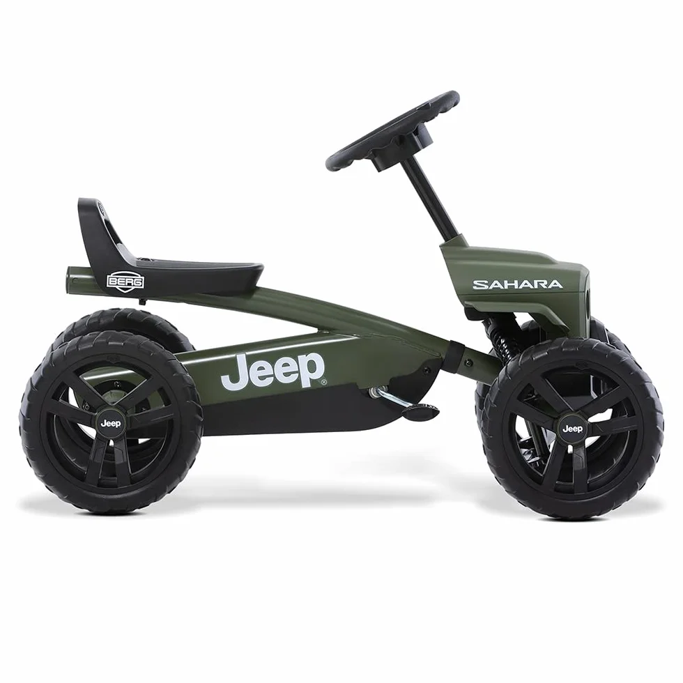 Berg Gokart z pedałem Buzzy Jeep Sahara | pojazd dziecięcy, z pedałem, bezpieczeństwo i stabilność, zabawka dla dzieci w wieku 2-5 lat