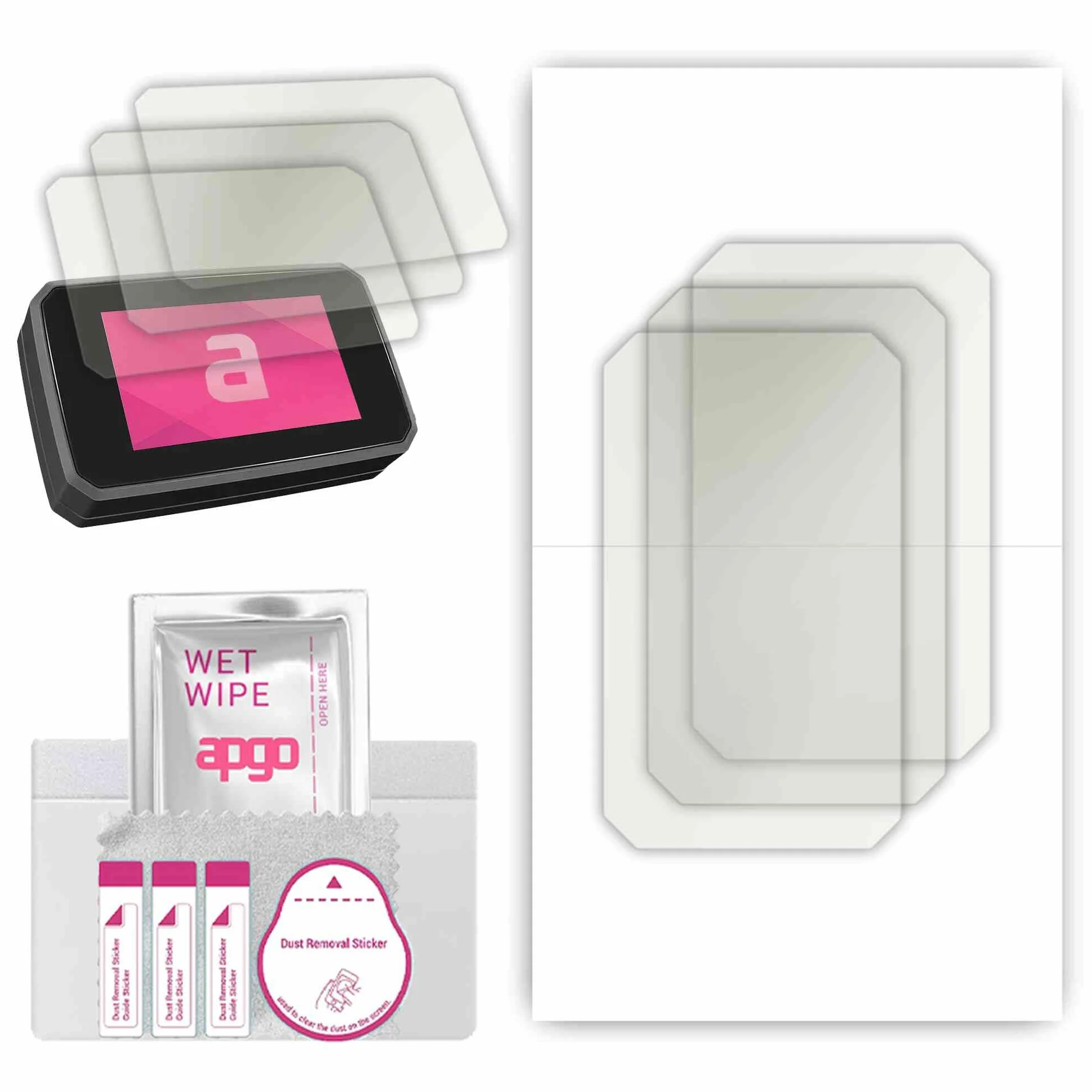 3x apgo Hydrogel Matte Matowa Folia Hydrożelowa do Honda CB650R to 2024, elastyczna, TPU z warstwą pozycjonującą do łatwego montażu