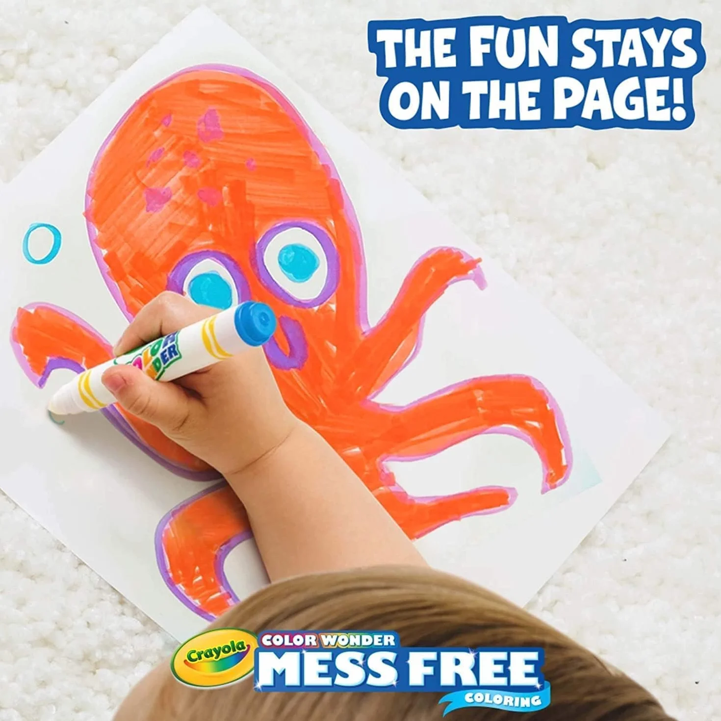 Crayola - Color Wonder zestaw kreatywny Spidey, zawierający ponad 40 elementów, strony do kolorowania, flamastry niebrudzące, naklejki, wyskakujące postacie, kreatywne zajęcia dla dzieci w wieku 3 lat