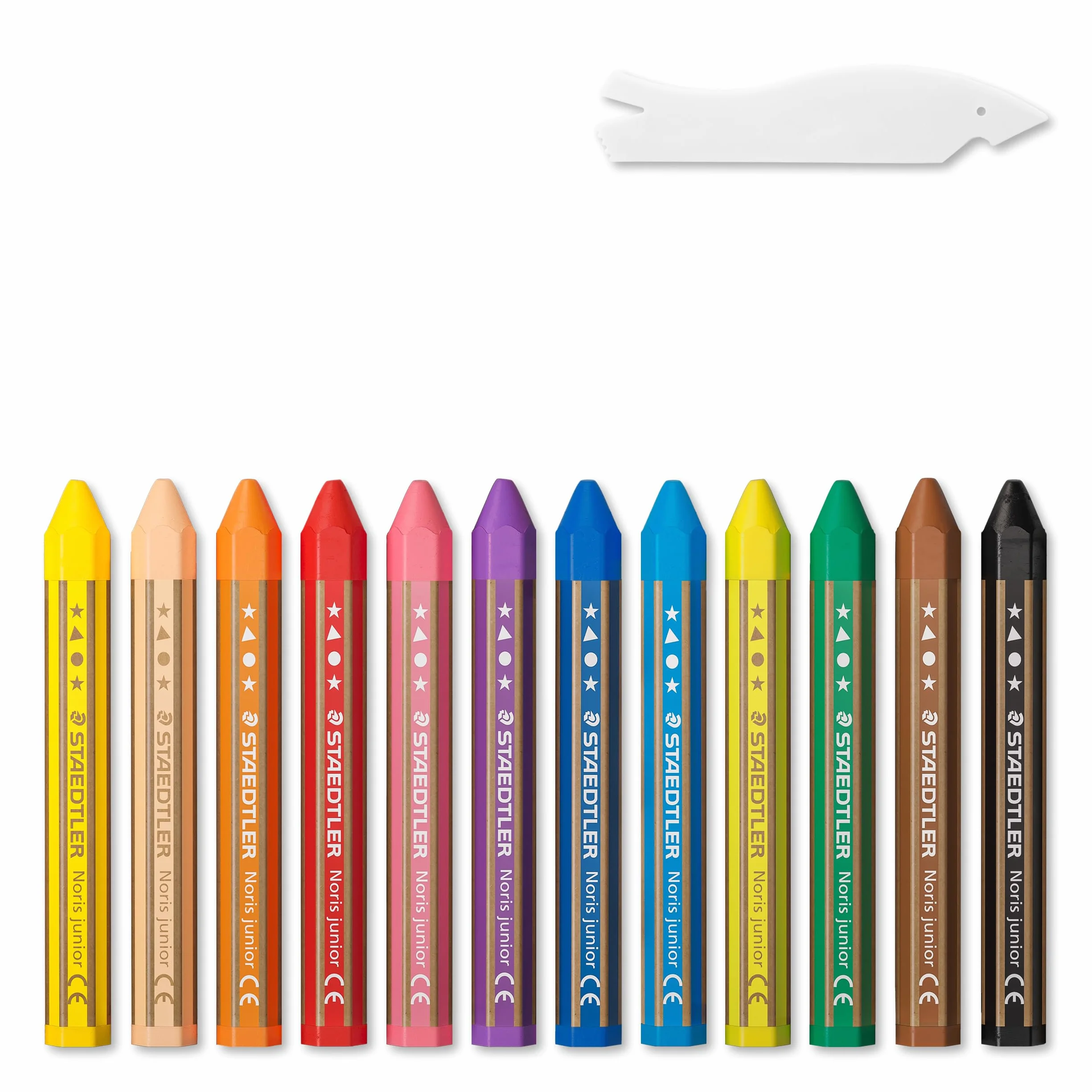 Staedtler Noris Junior 224 C12 ST Kredki, Wielokolorowy, 12 Sztuk