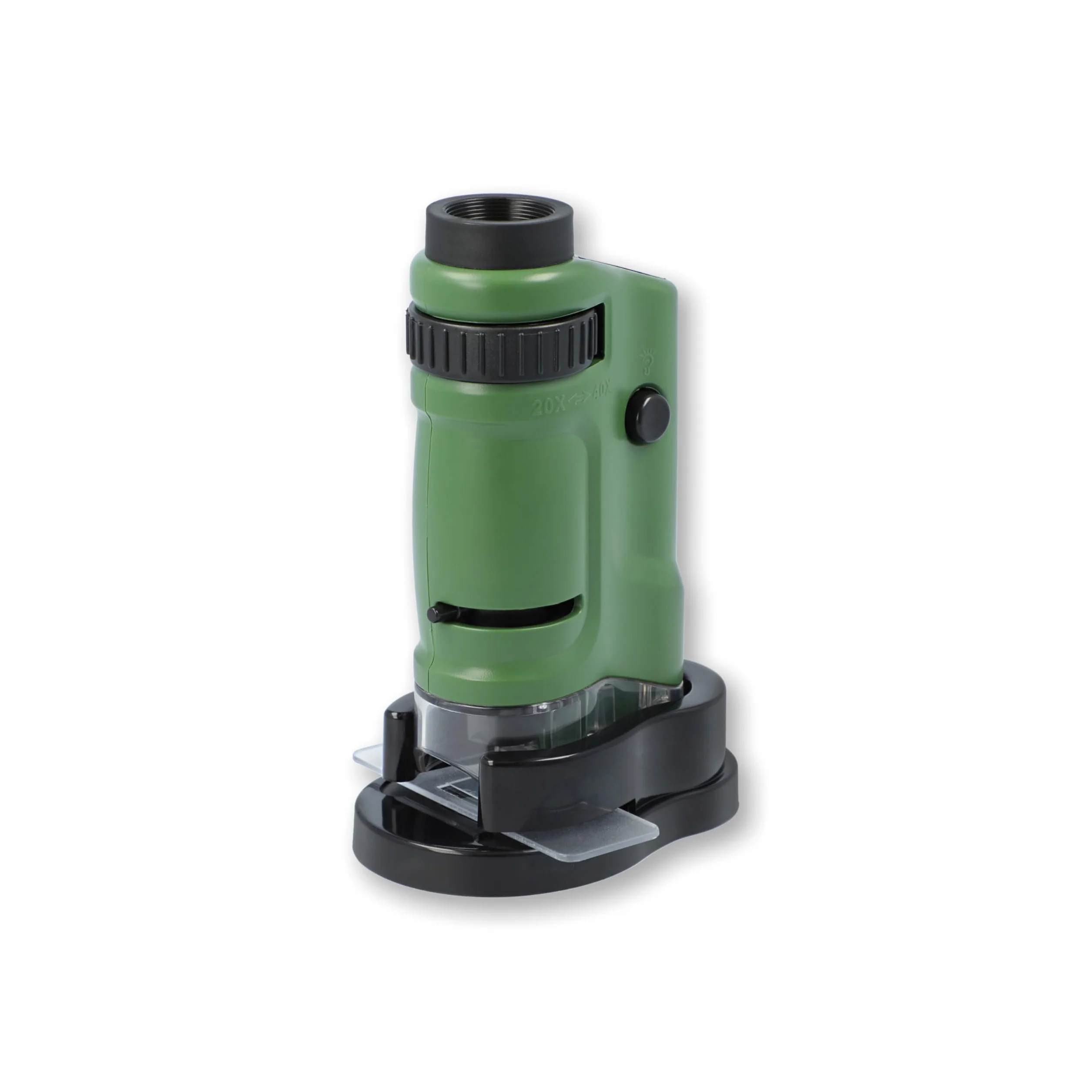 Carson Microbrite MM-24 Mikroskop, Zielony, 1.5"x8.5"x6"