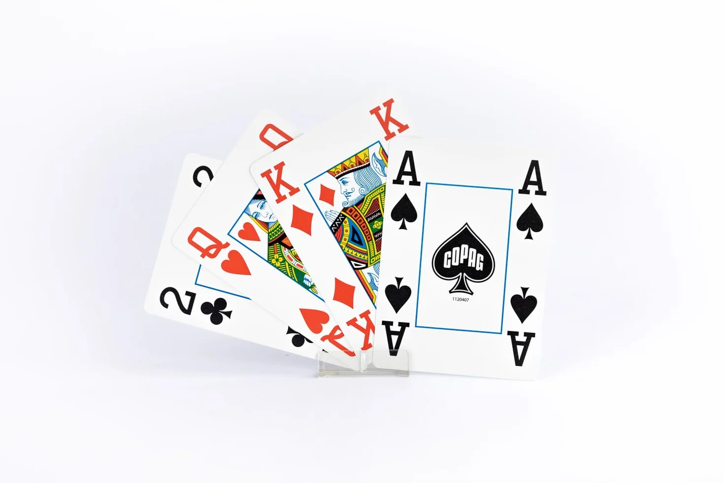 Copag Poker Set 300 żetonów i 2 Talie 100% Plastikowe Jakość Kasyno