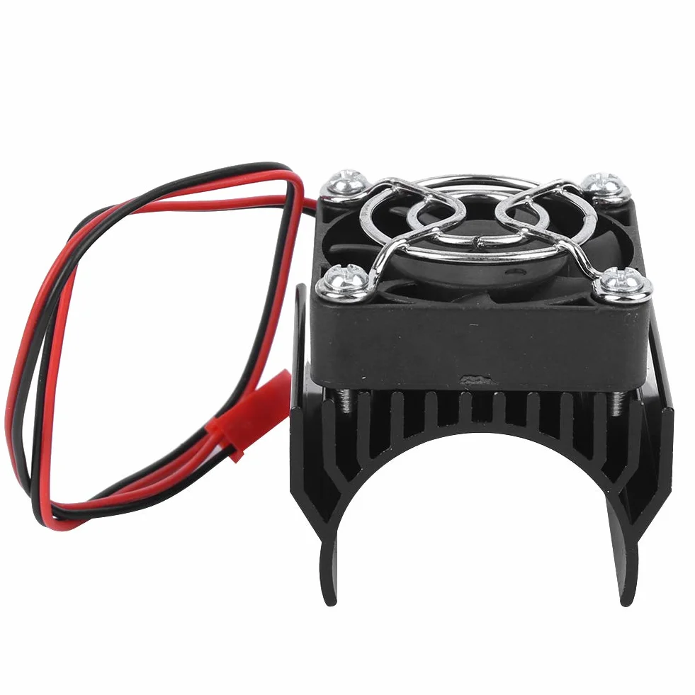 Keenso RC Chłodnica Radiatora 36 mm do Silnika 1/10 RC Car 540 3650 3660 3670 Czarna