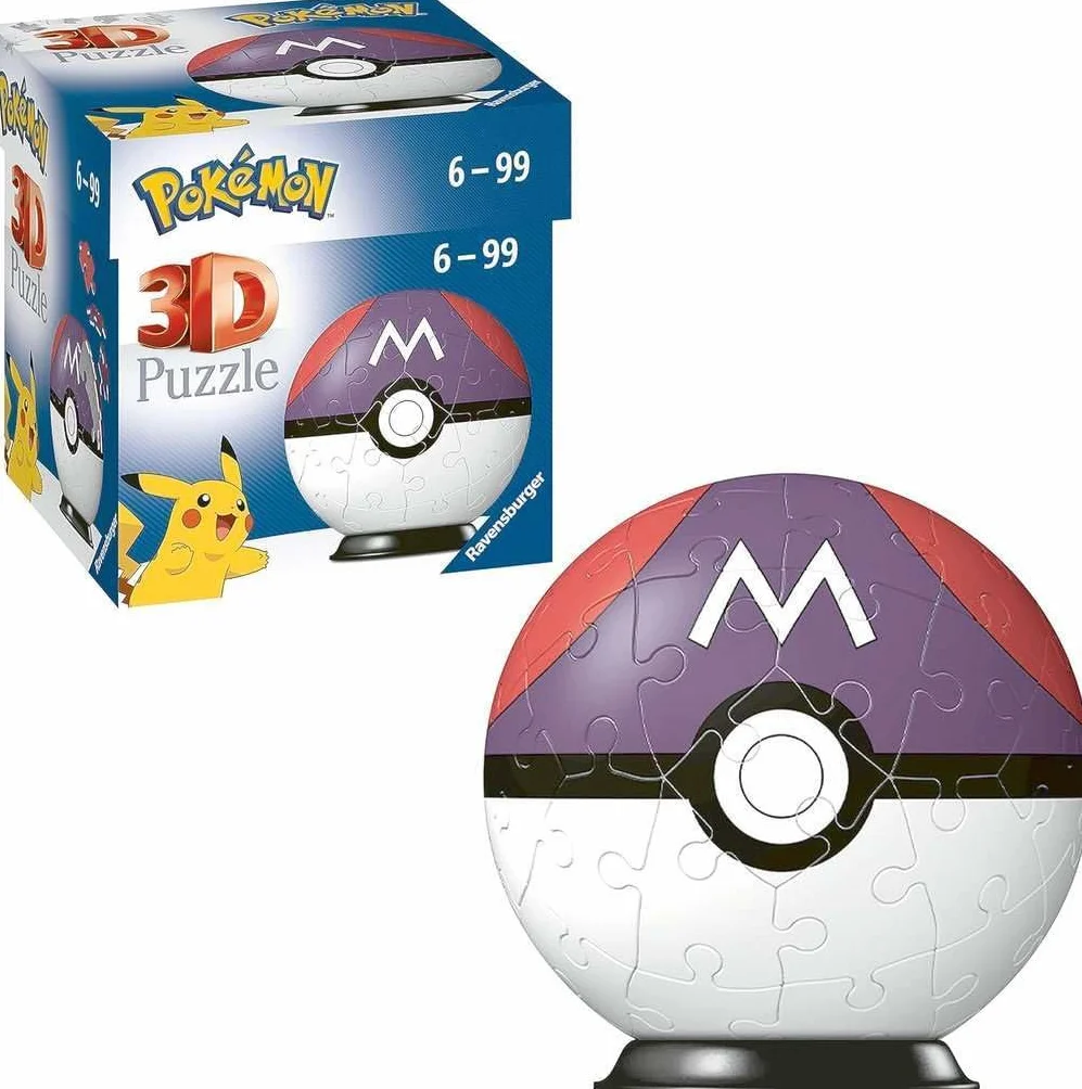 Puzzle 3D Kula: Pokemon Master Ball