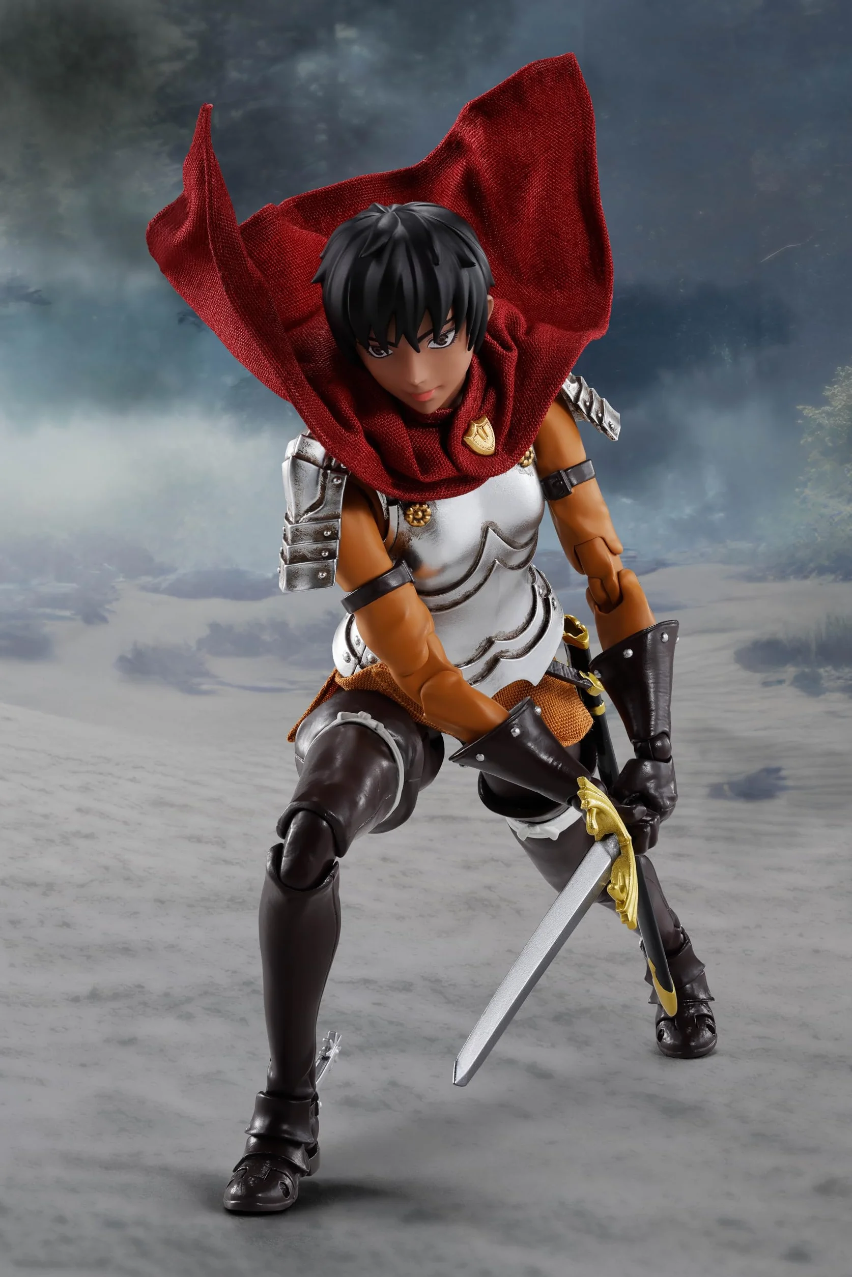 TAMASHII NATIONS S.H. Figuarts Berserk Caska (grupa jastrzębia), ok. 145 mm, PCW, ABS, tkanina, wstępnie pomalowana figurka