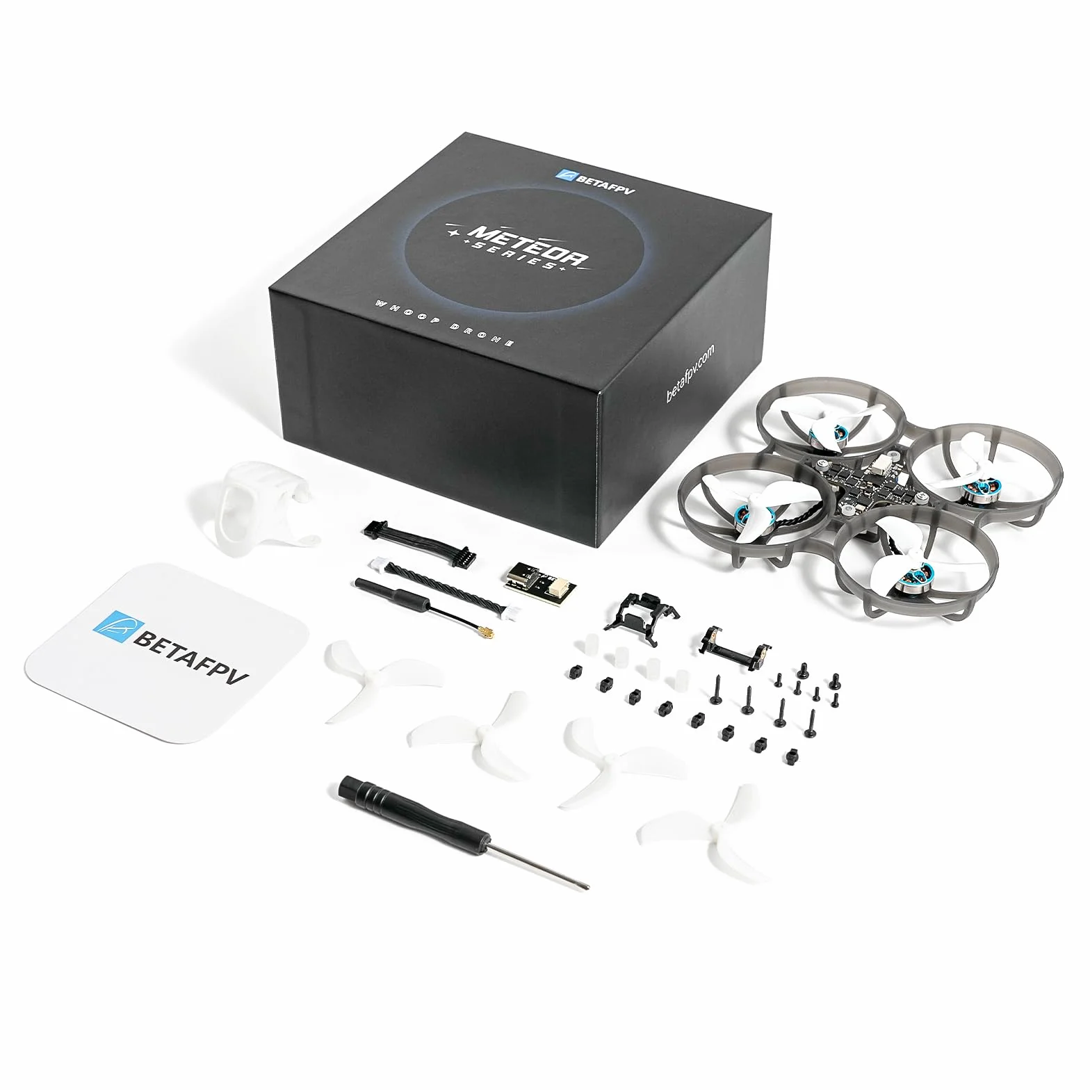 BETAFPV Meteor75 Pro bezszczotkowy Quadrocopter z matrix 1S 3 w 1 HD FC, silnik 1102 22000 KV, 45 mm, 3-łopatkowy props kompatybilny z O4 Air Unit dla filmowców FPV, entuzjastów, lotów wewnątrz i na