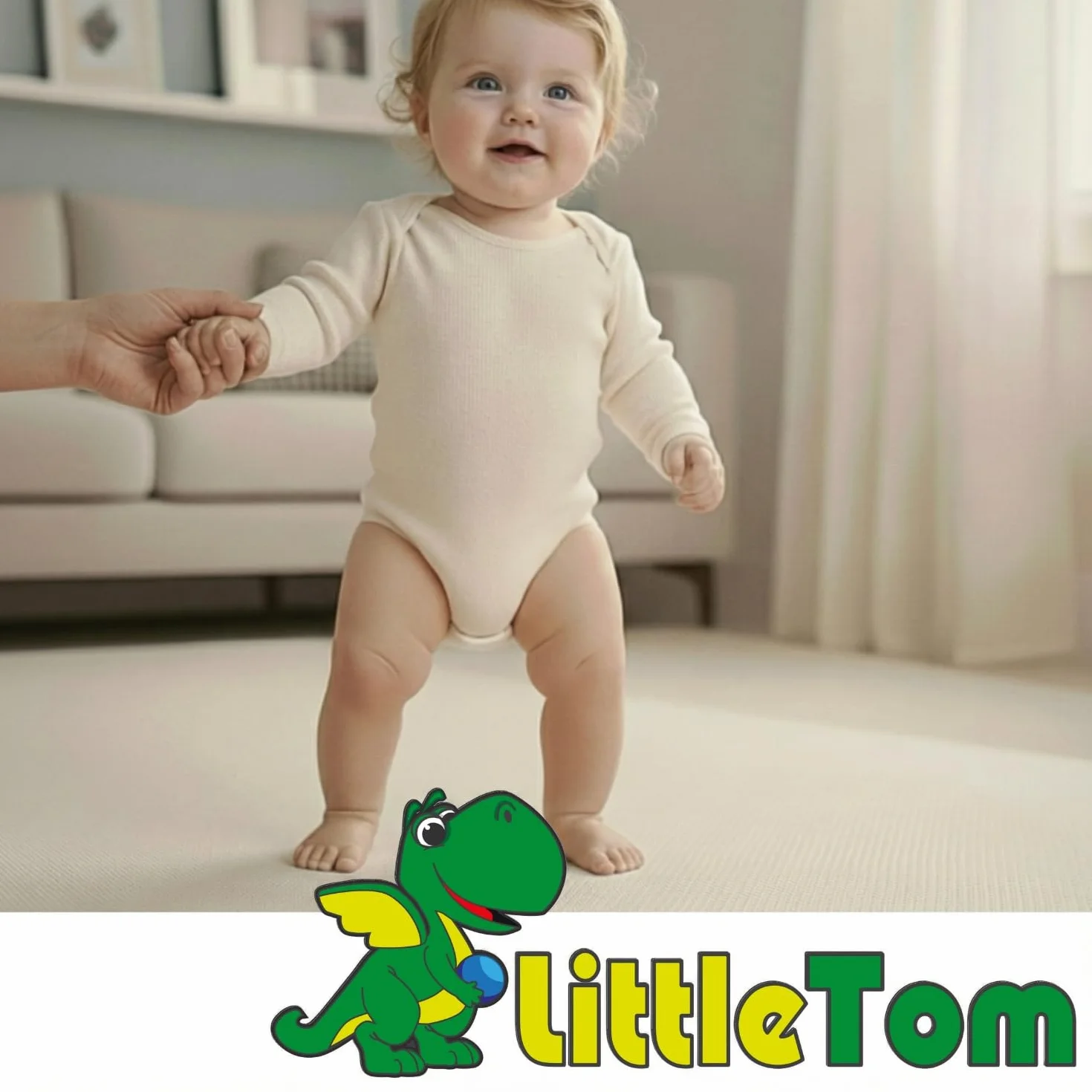 LittleTom 9 Grube maty podłogowe - Dziecko i dziecko od 0 miesiąca 30 x 30 kwadratowych płytek z pianki EVA