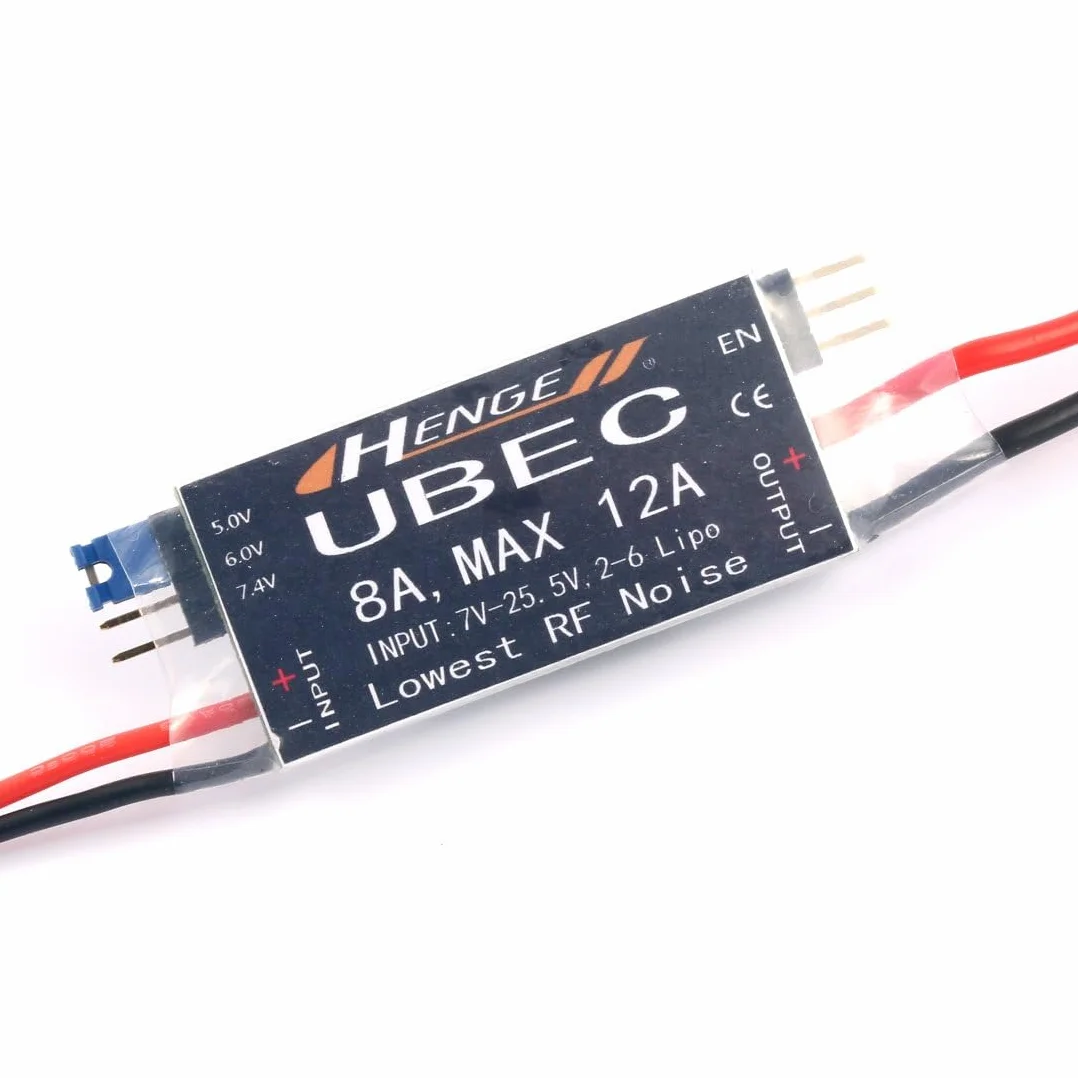 8 A wyjście UBEC 5 V / 6 V / 8 A maks. wejście 12 A 7 V-25,5 V 2-6S Lipo / 6-16 ogniw Ni-Mh tryb zmienny BEC do helikoptera RC