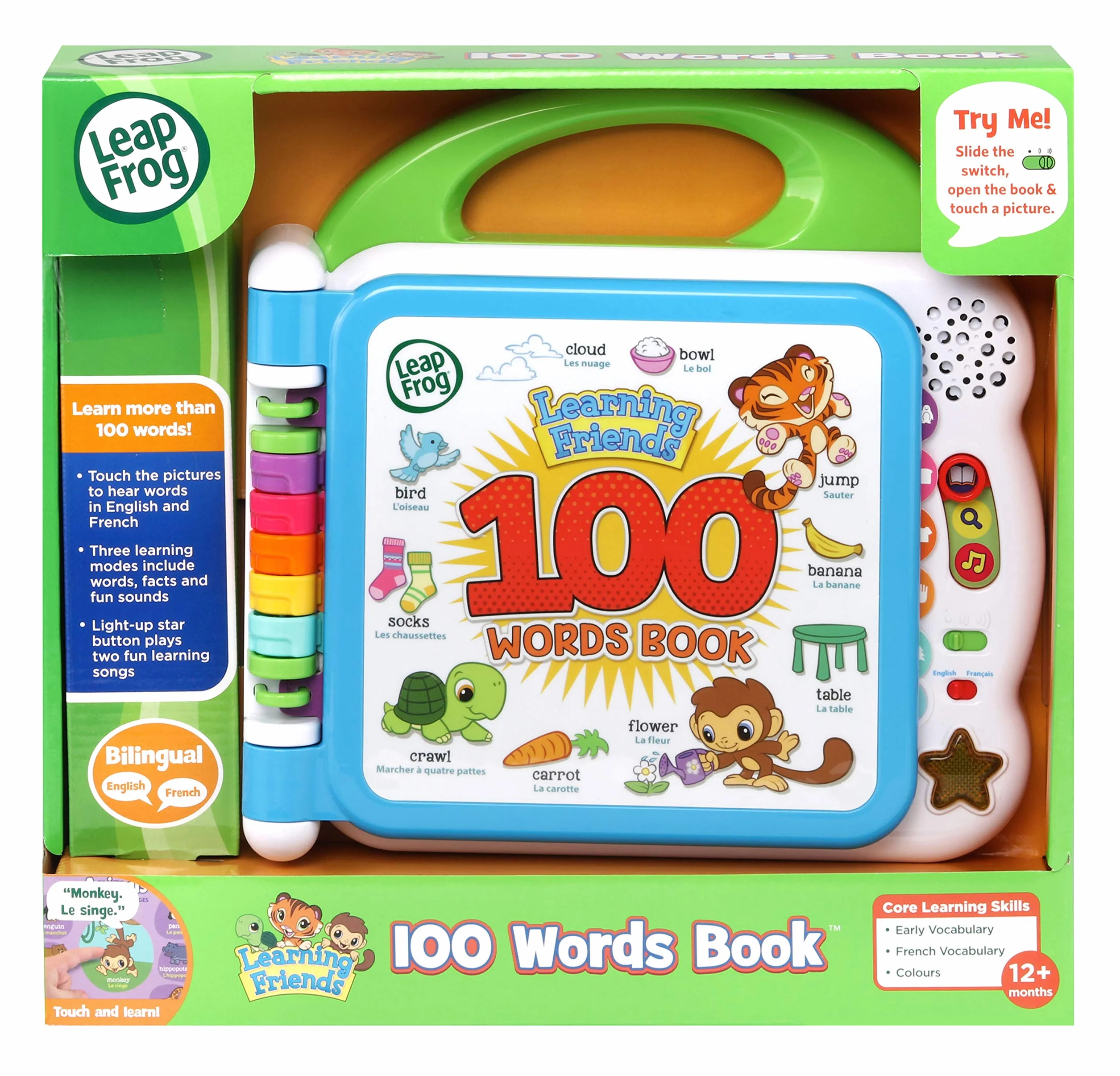Leapfrog Nauka znajomych 100 słów książka