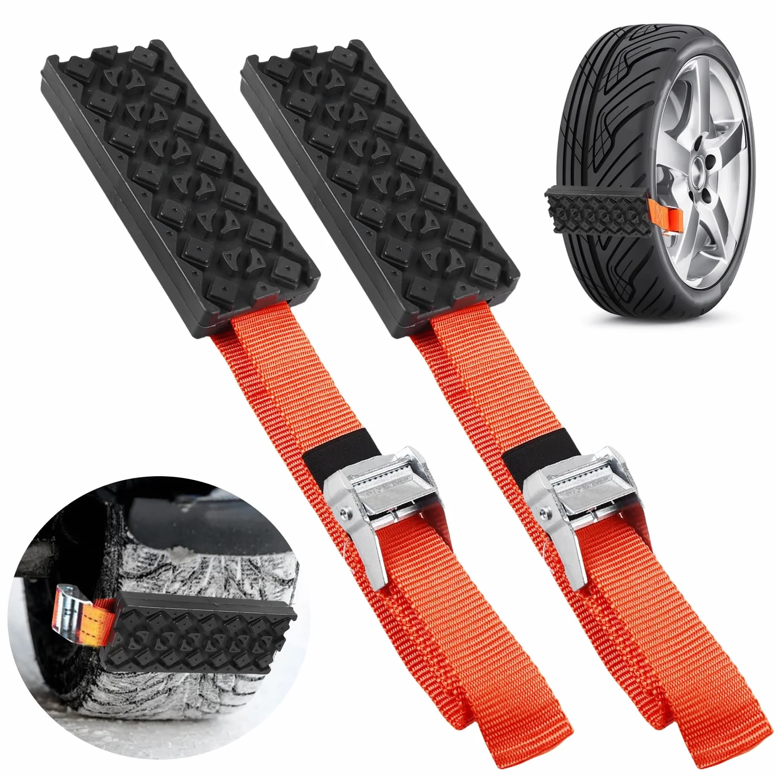 Bordeag Łańcuch do opon samochodowych, pomoc przy ruszaniu, pomoc przy ruszaniu w przyczepność, pomoc przy ruszaniu, blachy piaskowe, offroad, łańcuchy śniegowe, mata trakcyjna, urządzenie do