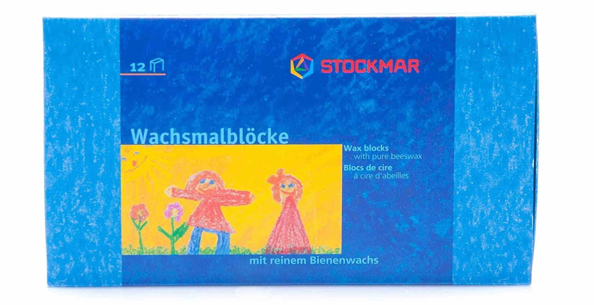 Stockmar 85032400 Kostki Wosku do Malowania Wielokolorowe 12 Sztuk