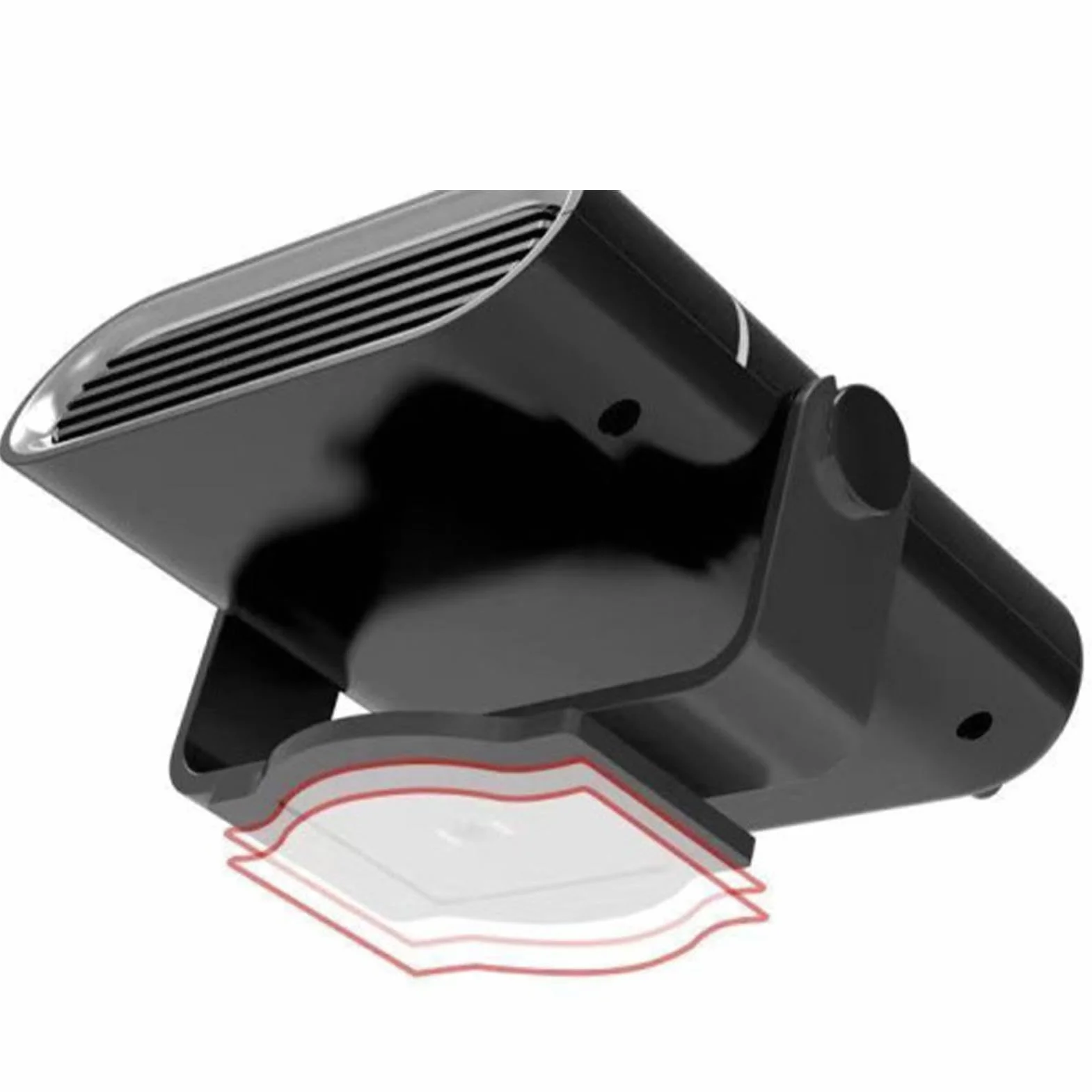 Wentylator grzejnika samochodowego, samoprzylepny 12V 24V odparowywacz samochodowy elektryczny ogrzewacz, odparowywacz wnętrza samochodu, obrotowy ogrzewacz oczyszczający powietrze wnętrza samochodu