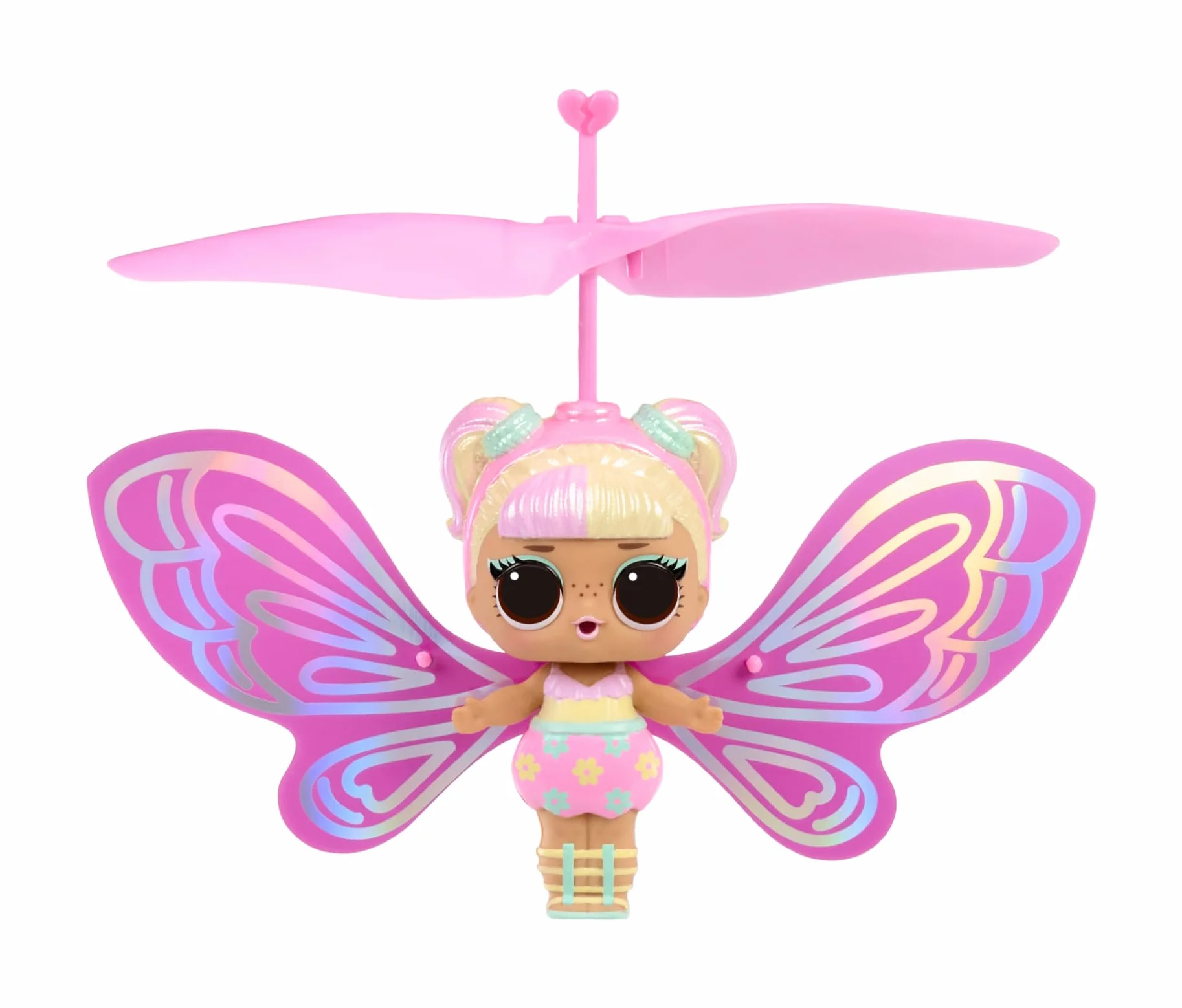 L.O.L. Surprise! Magic Flyers Fairies Tots – Flower Child – Zawiera 1 Laleczkę i Magiczną Różdżkę, w Opakowaniu w Kształcie Kwiatu. Zbierz Obie Wróżki z Tej Kolekcji