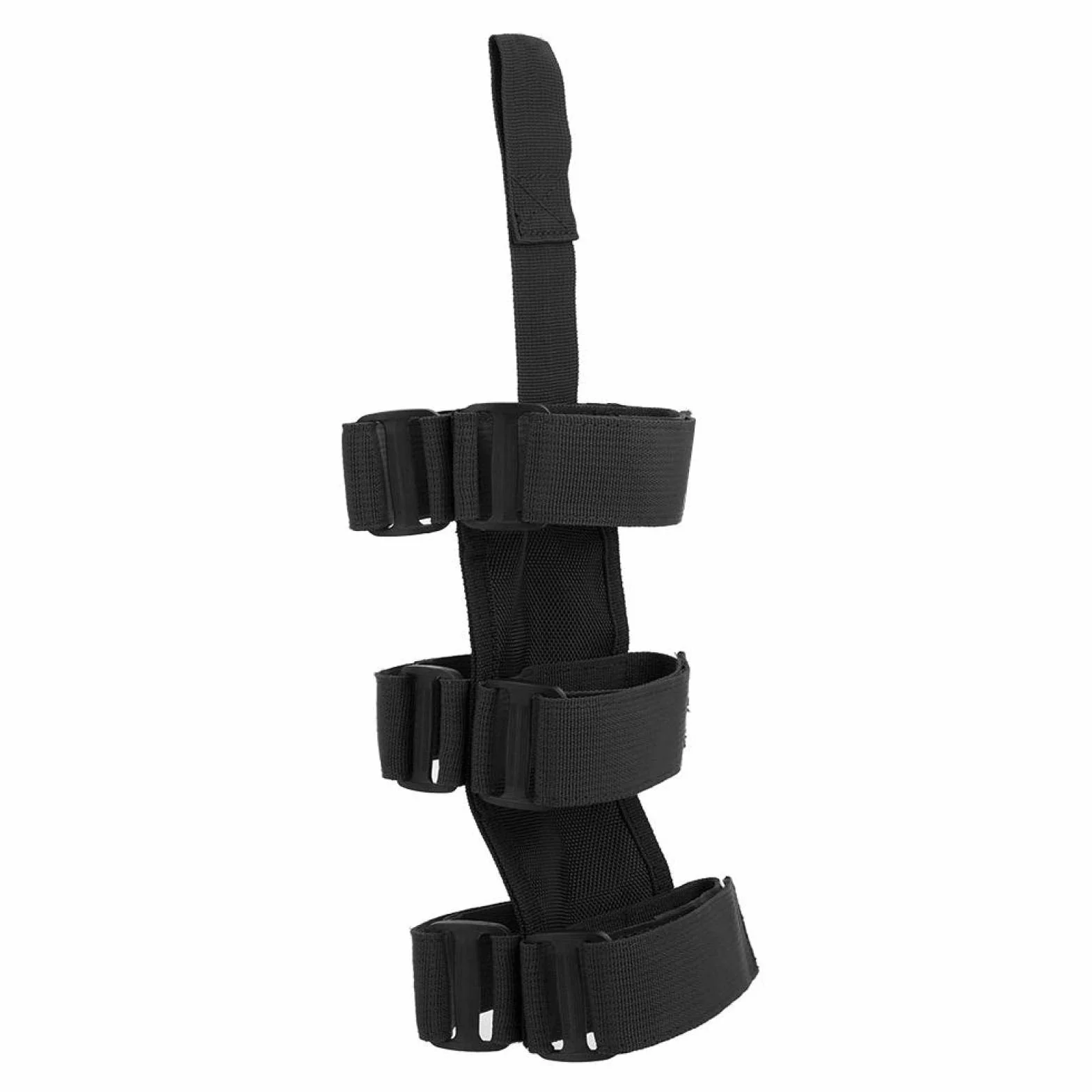 Pasek gaśnicy, Auto gaśnica samochodowa Uchwyt mocujący pasek regulowany pasek pasuje dla Wrangler TJ YJ JK CJ(Black)