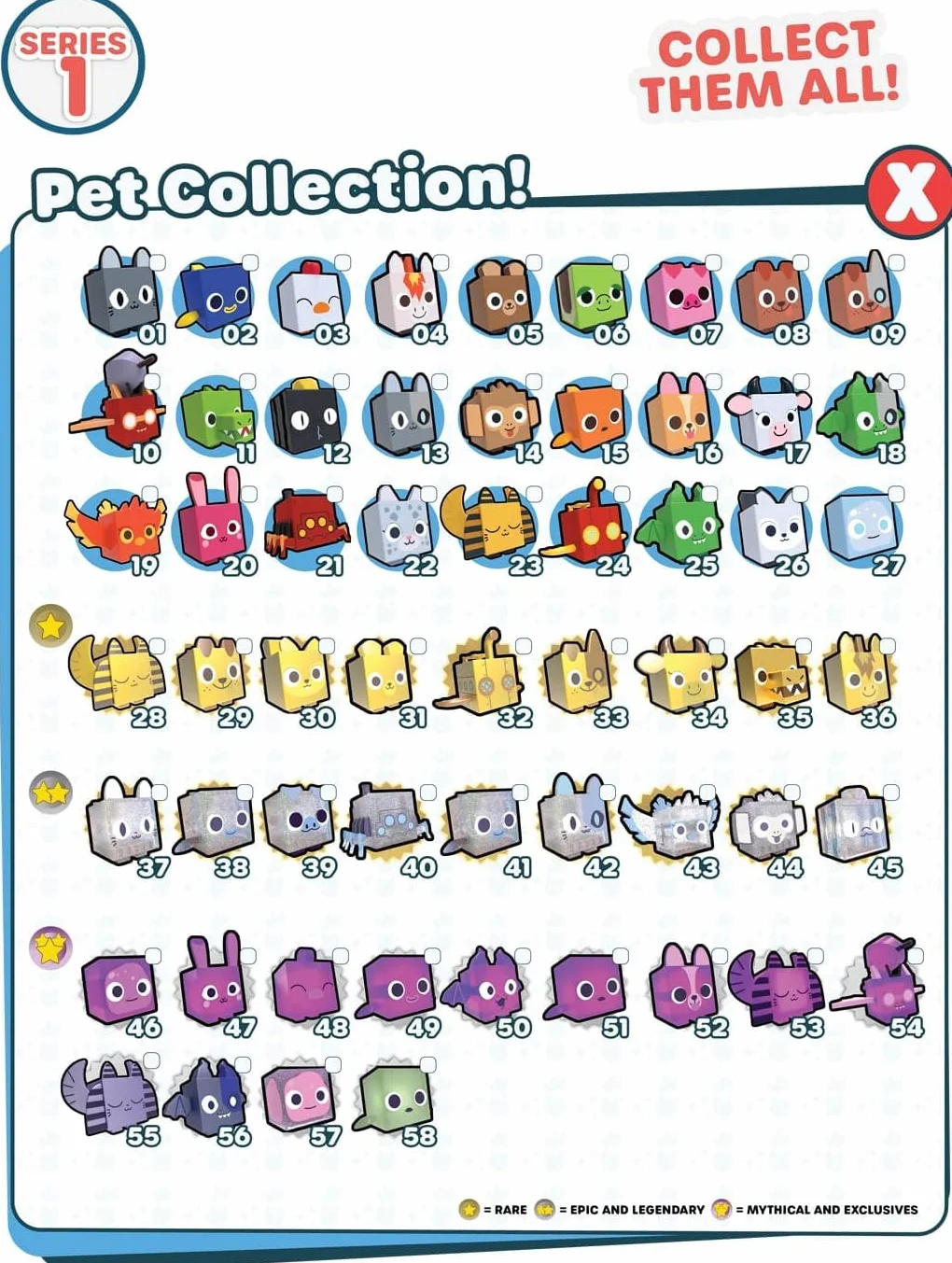 Pet Simulator X Mystery Pets 2 szt