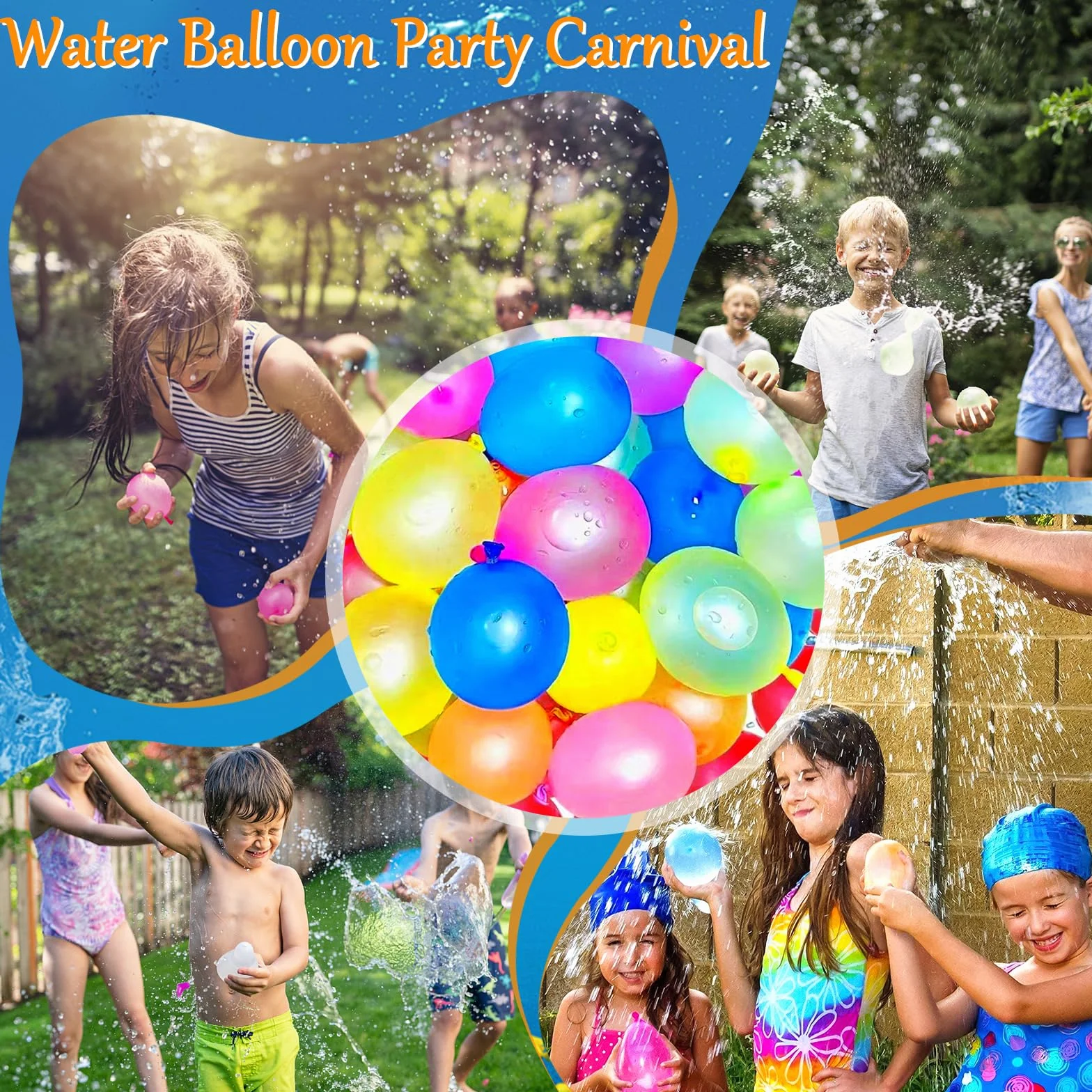 666 szt Balony wodne, balony wodne, bomby wodne dla dzieci i dorosłych, gry wodne, letnia impreza, bomby wodne Impreza w plenerze Basen Ogród na plaży