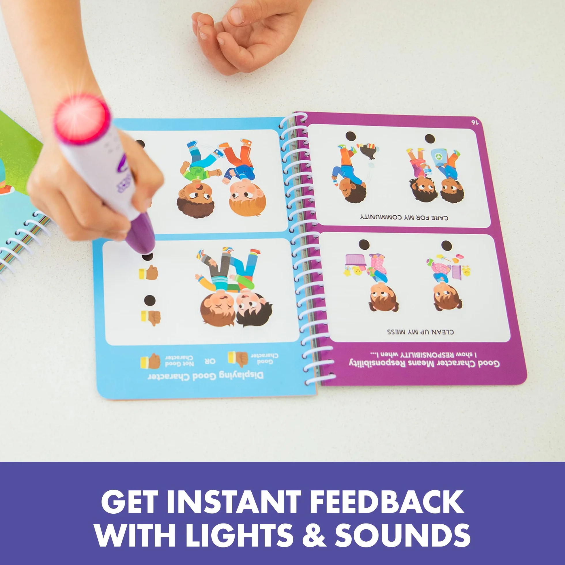 Learning Resources Książki z zadaniami do rozwijania kompetencji społecznych i emocjonalnych Uczucia i Przyjaźnie Hot Dots, Natychmiastowa informacja zwrotna, 3+